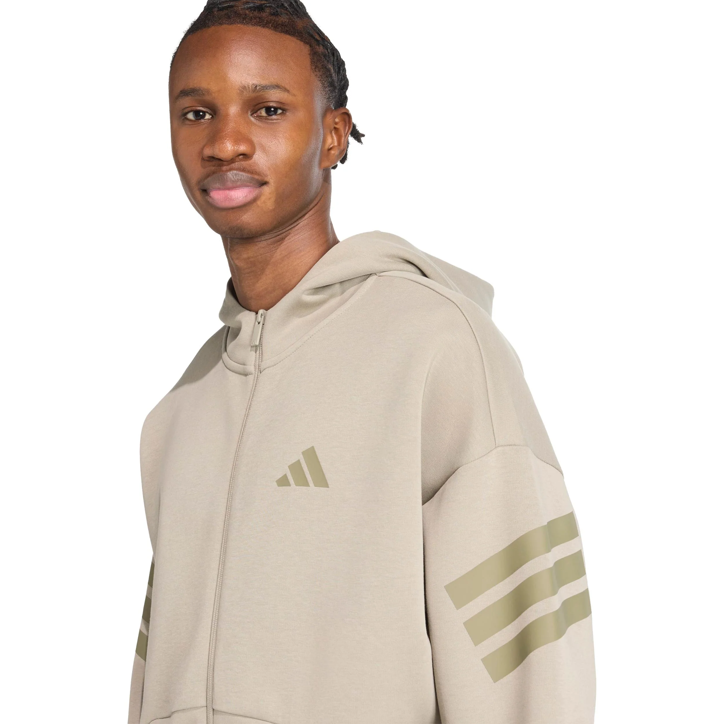 3Stripes Full-Zip Trainingsjacke Herren-beige - Image 5