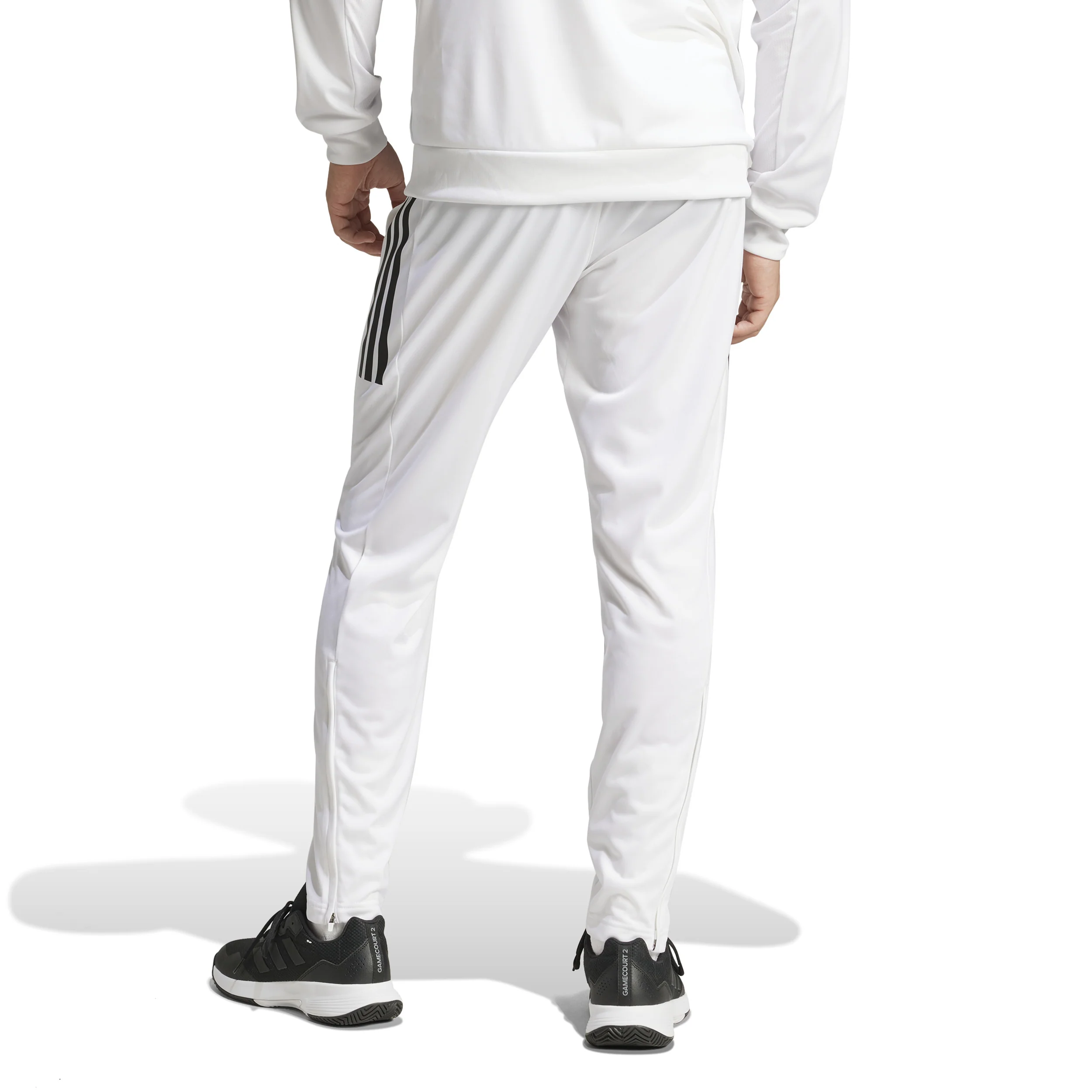 3Stripes Knit Trainingshose Herren - weiß, schwarz - Image 3