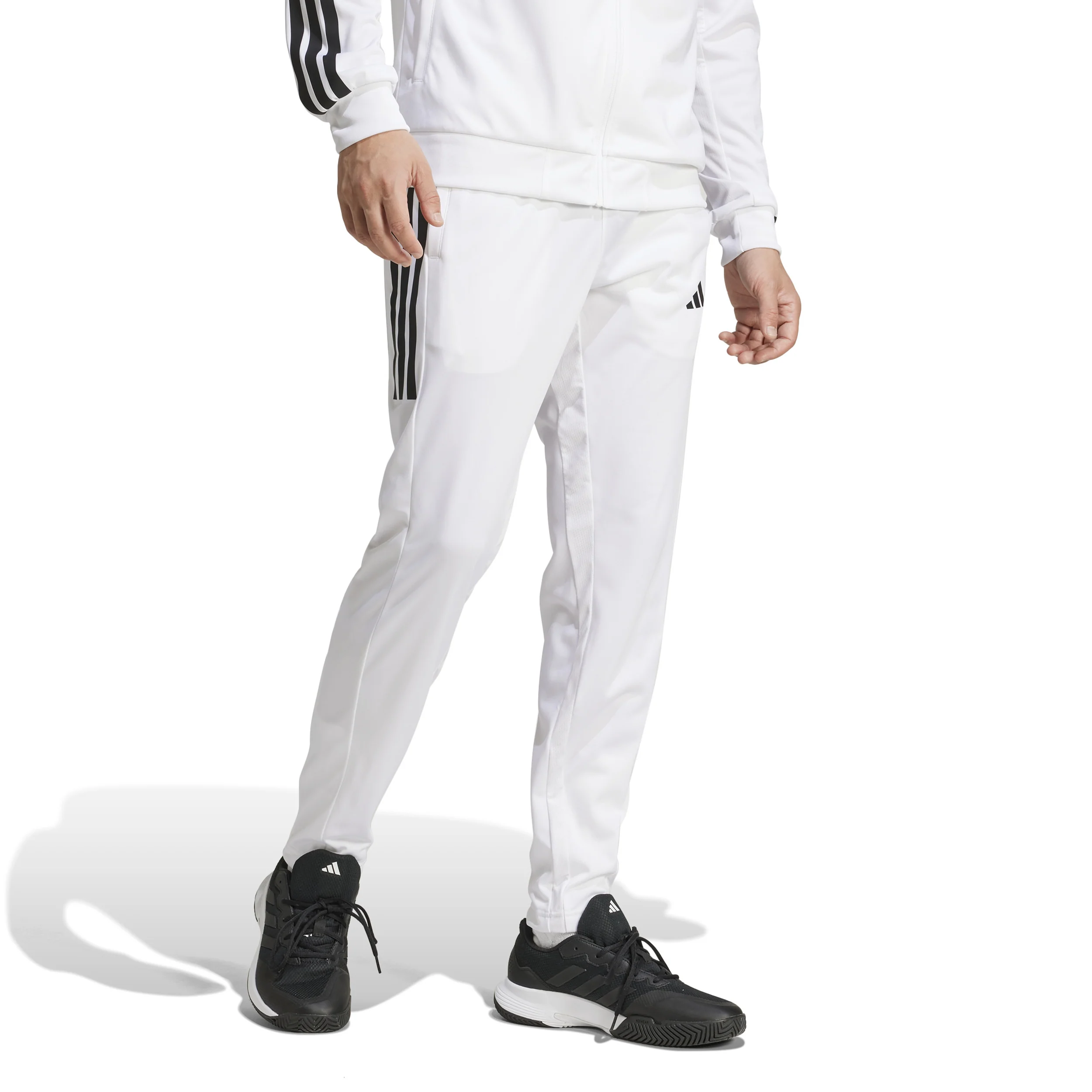 3Stripes Knit Trainingshose Herren - weiß, schwarz - Image 4