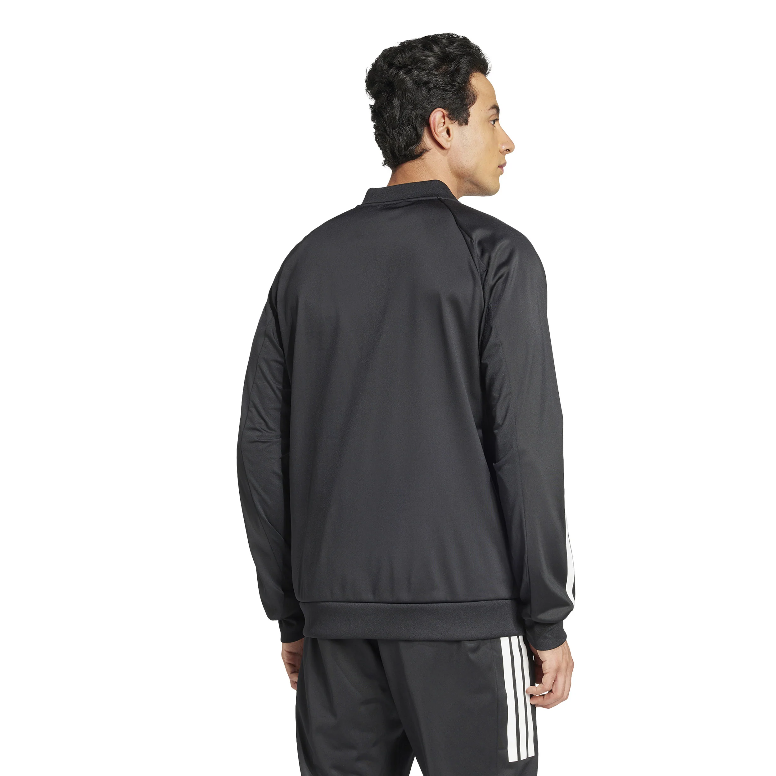 3Stripes Knit Trainingsjacke Herren - schwarz, weiß - Image 3