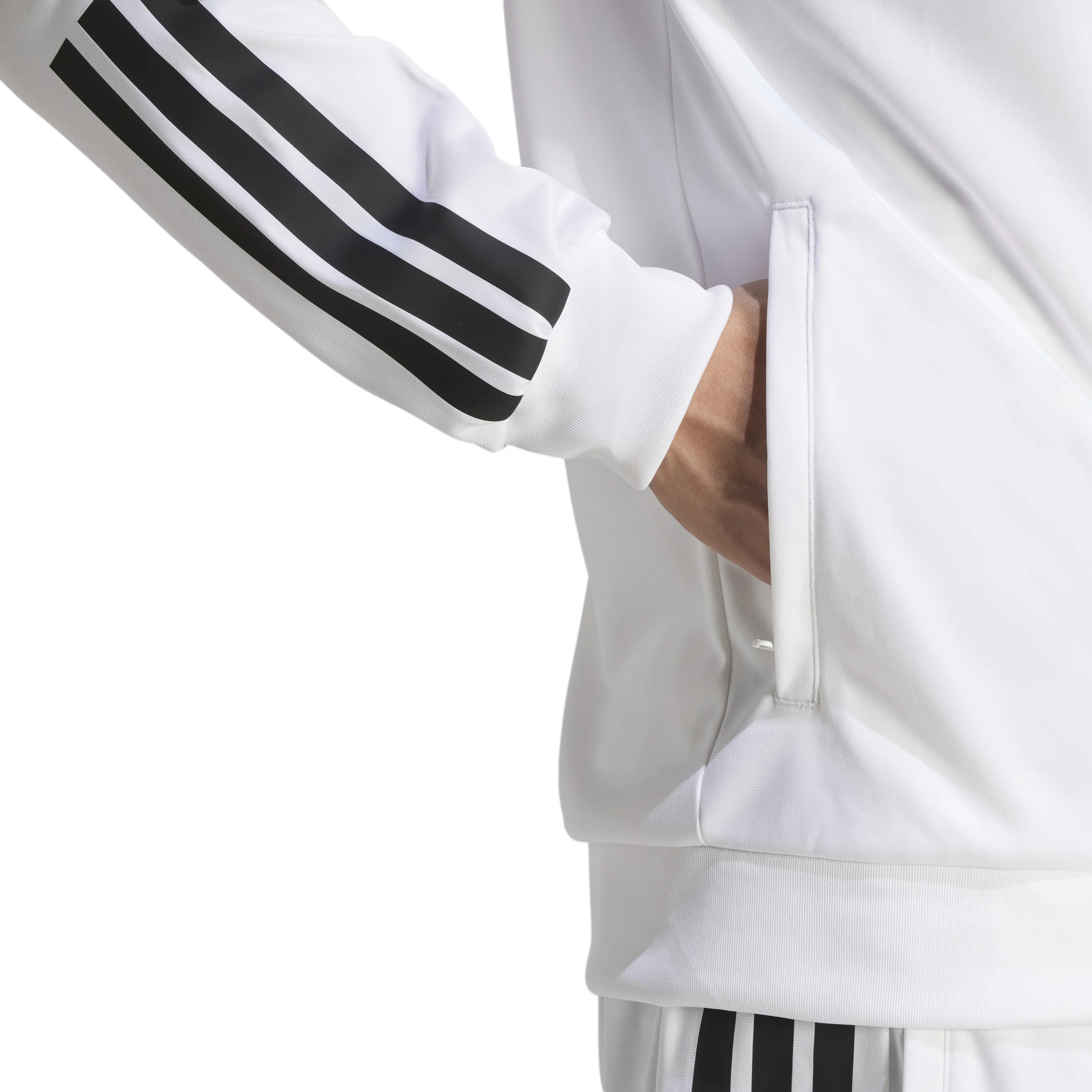 3Stripes Knit Trainingsjacke Herren - weiß, schwarz - Image 6