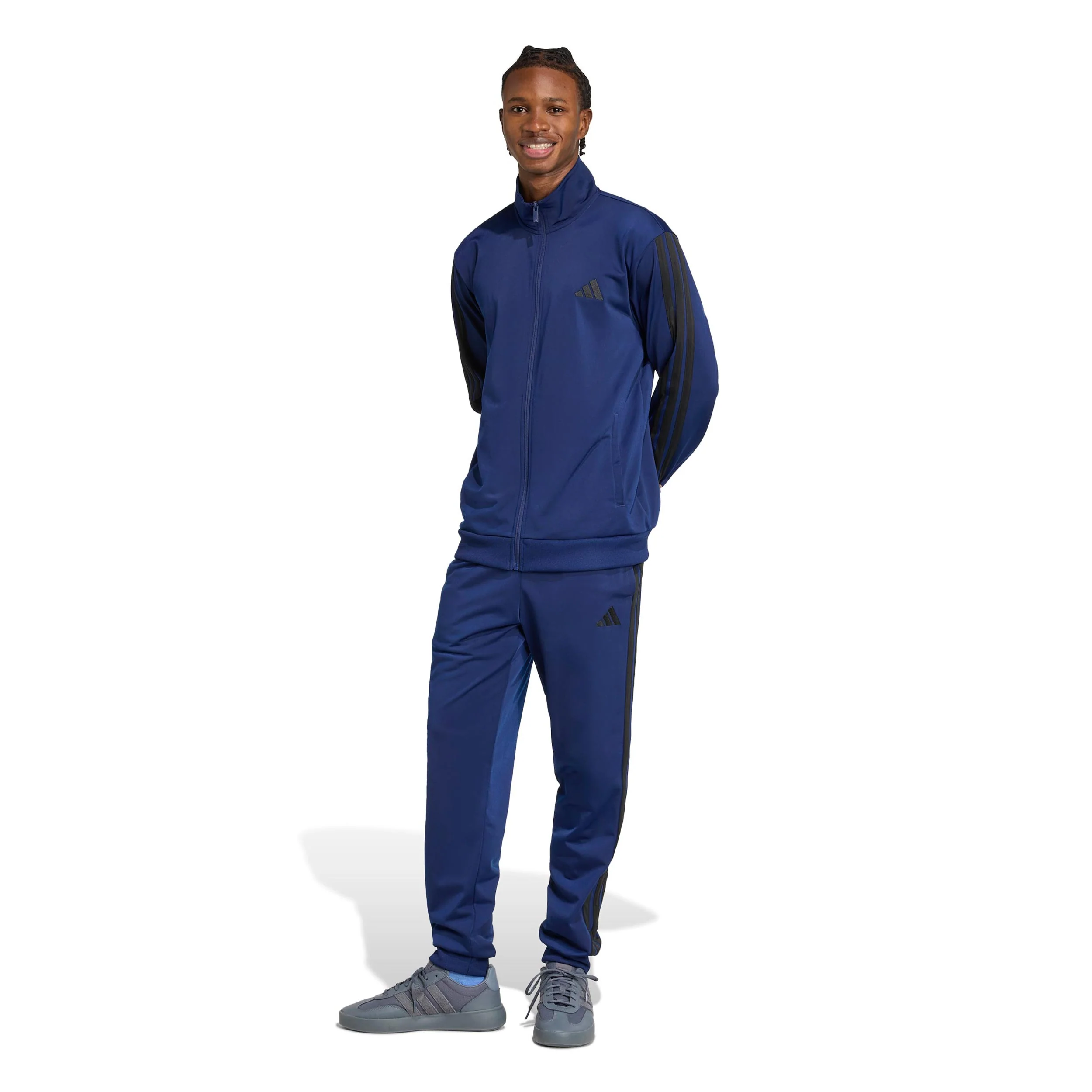 3Stripes Trainingsanzug Herren-dunkelblau - Image 4