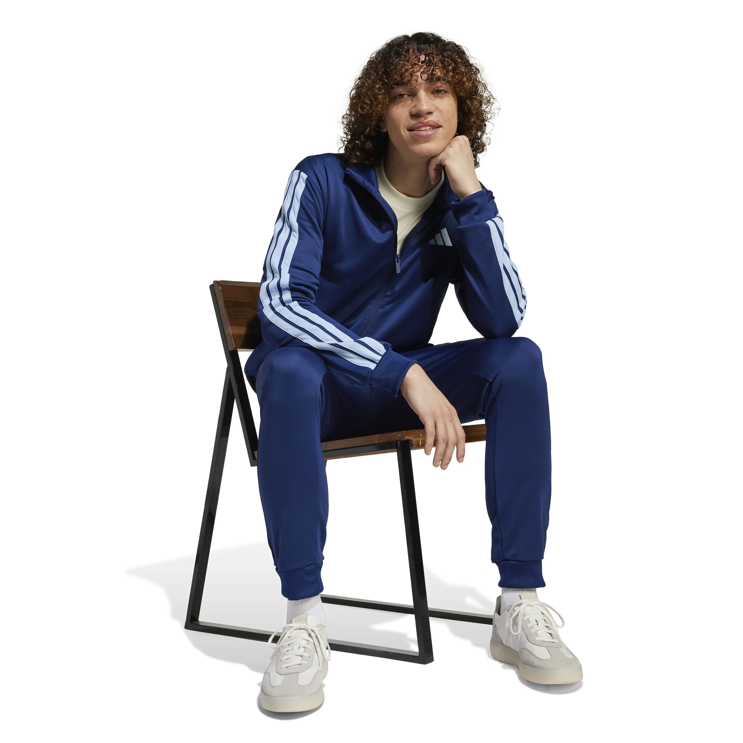 3Stripes Trainingsanzug Herren - dunkelblau, weiß - Image 6