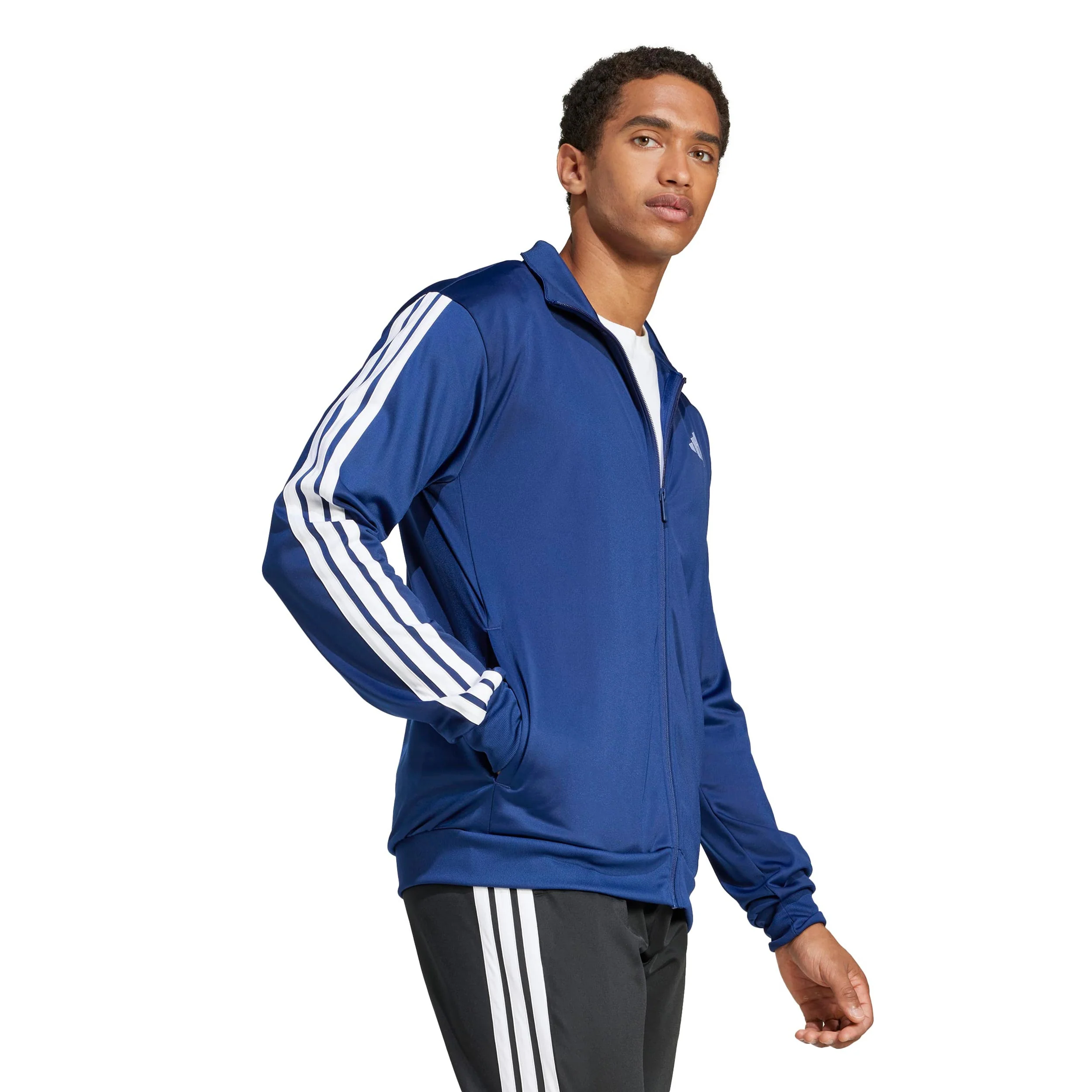 3Stripes Trainingsjacke Herren-Blau,Weiß - Image 4