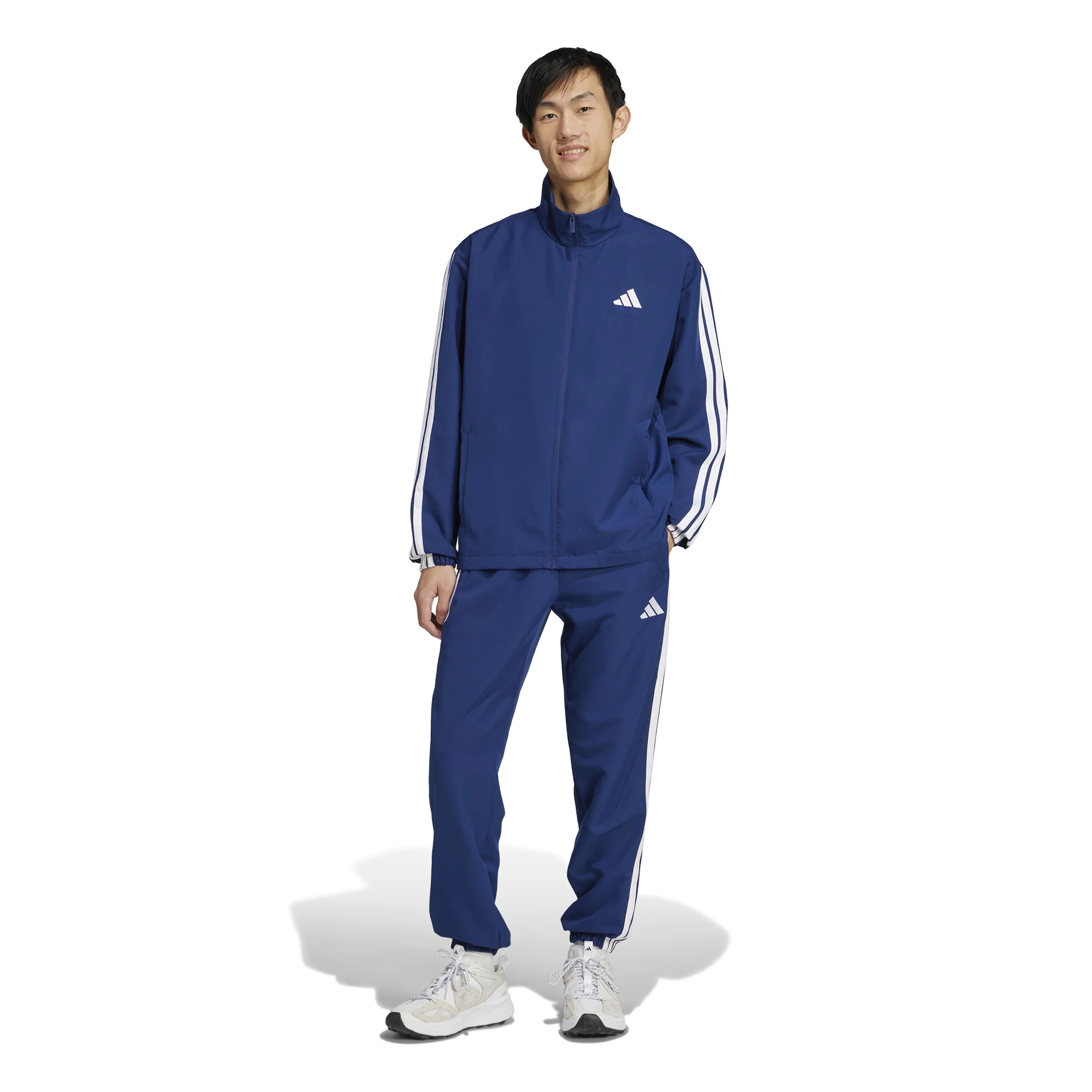 3Stripes Woven Trainingsanzug Herren - dunkelblau - Image 4
