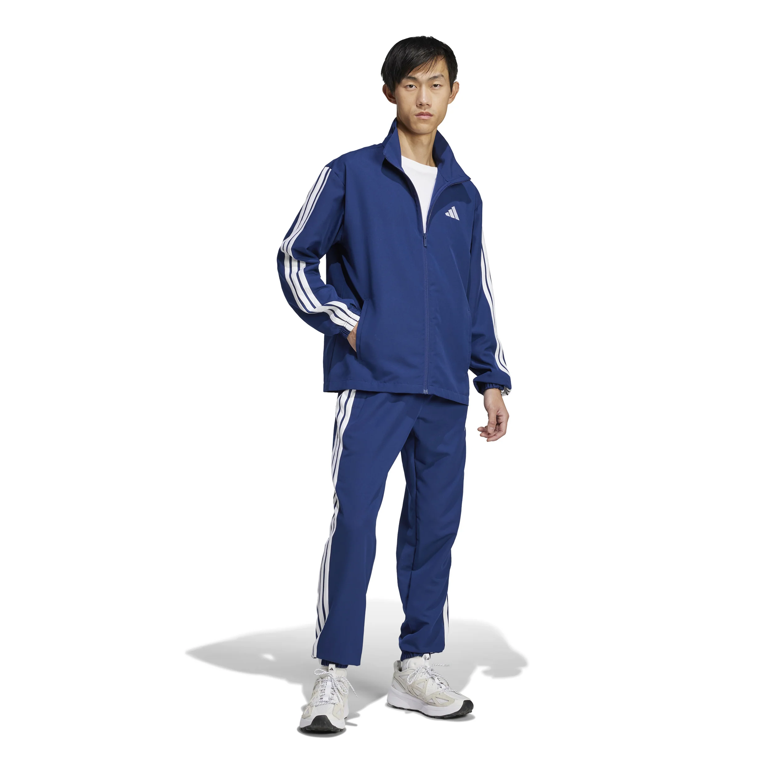 3Stripes Woven Trainingsanzug Herren - dunkelblau - Image 6