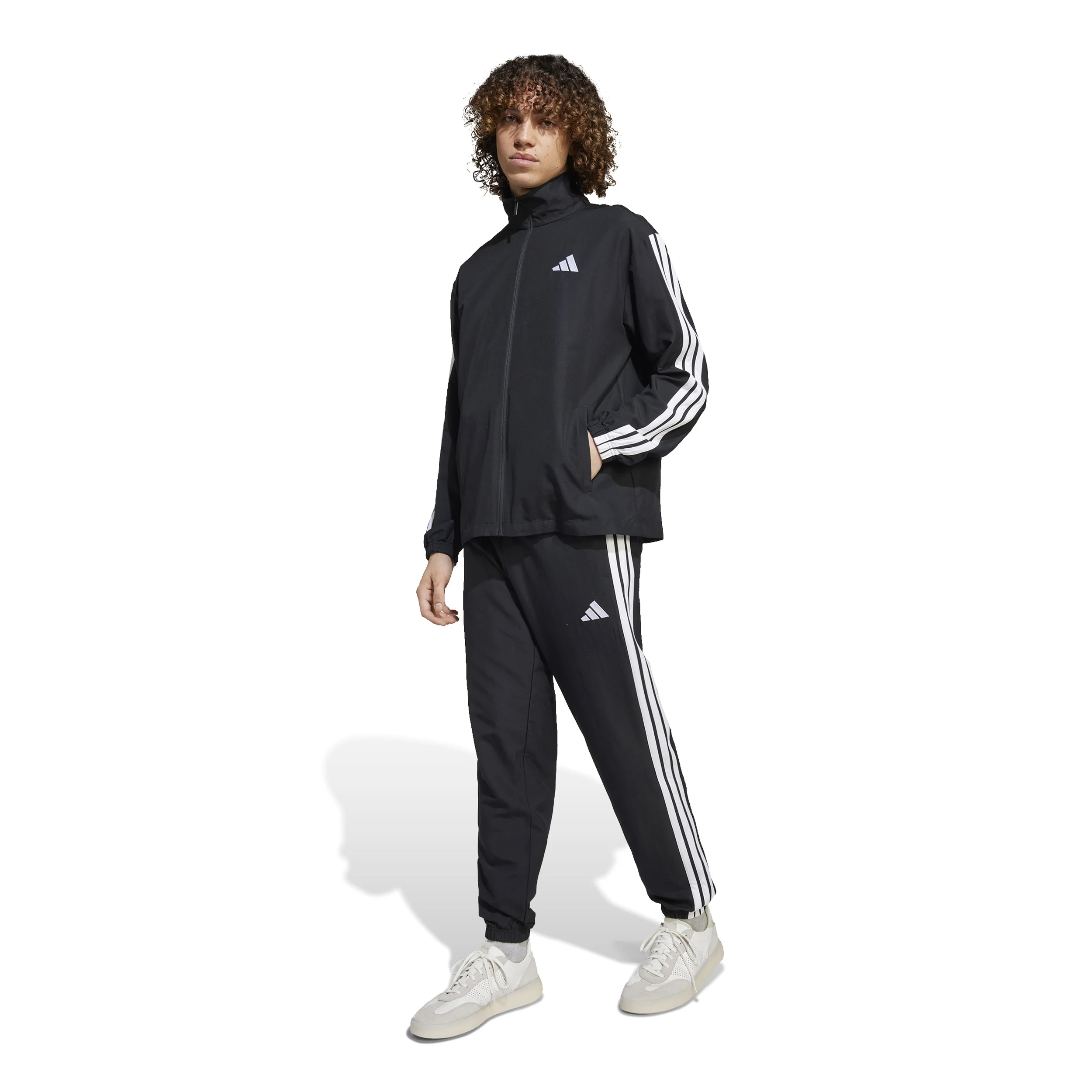 3Stripes Woven Trainingsanzug Herren - schwarz - Image 4