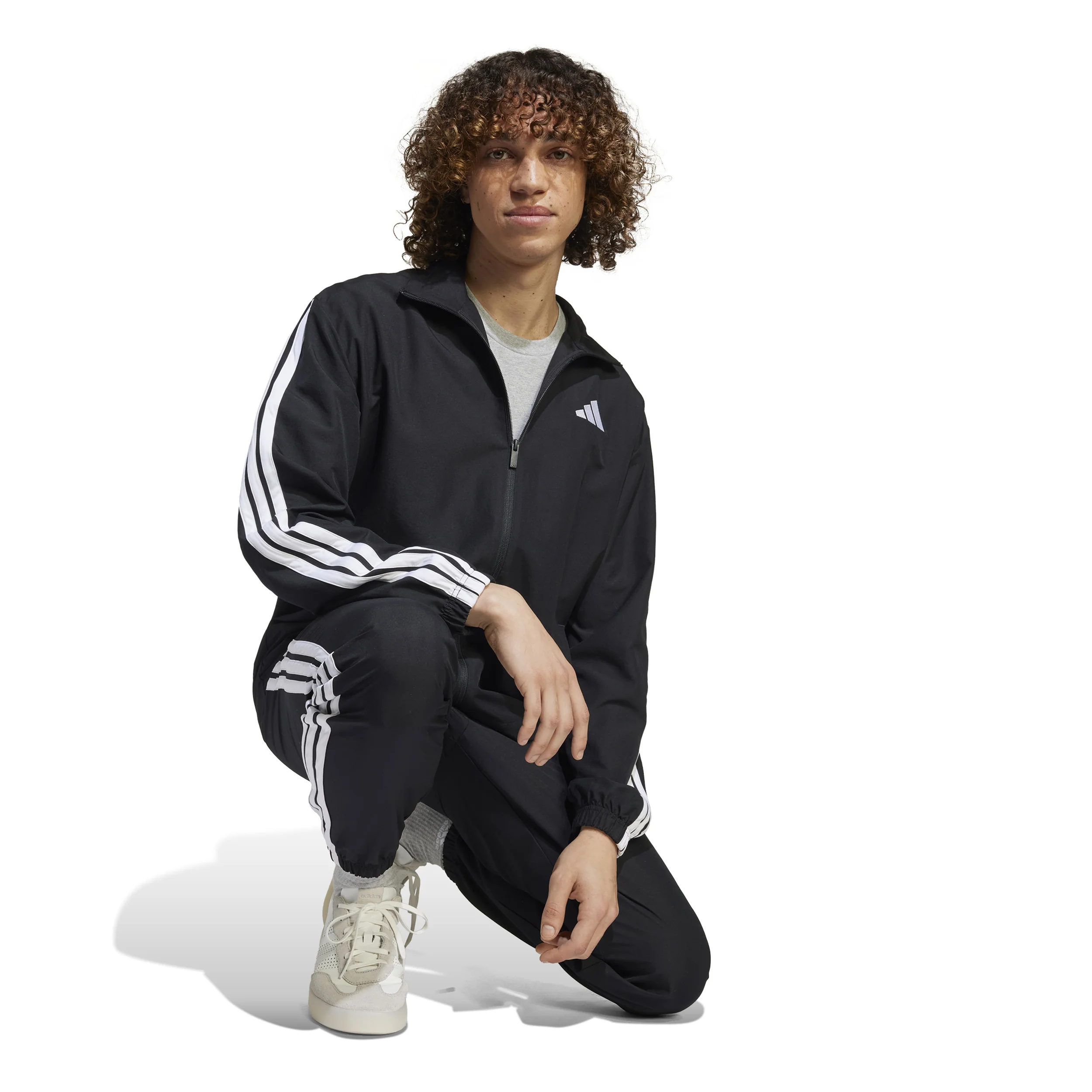 3Stripes Woven Trainingsanzug Herren - schwarz - Image 6