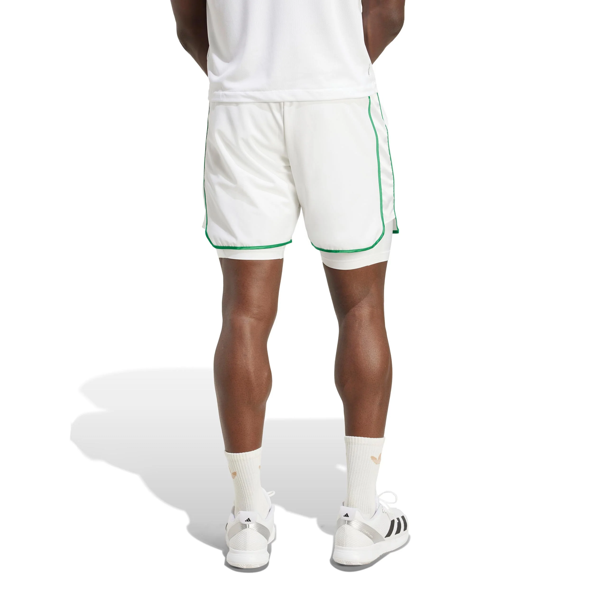 7in Shorts Herren-Weiß,Grün - Image 3