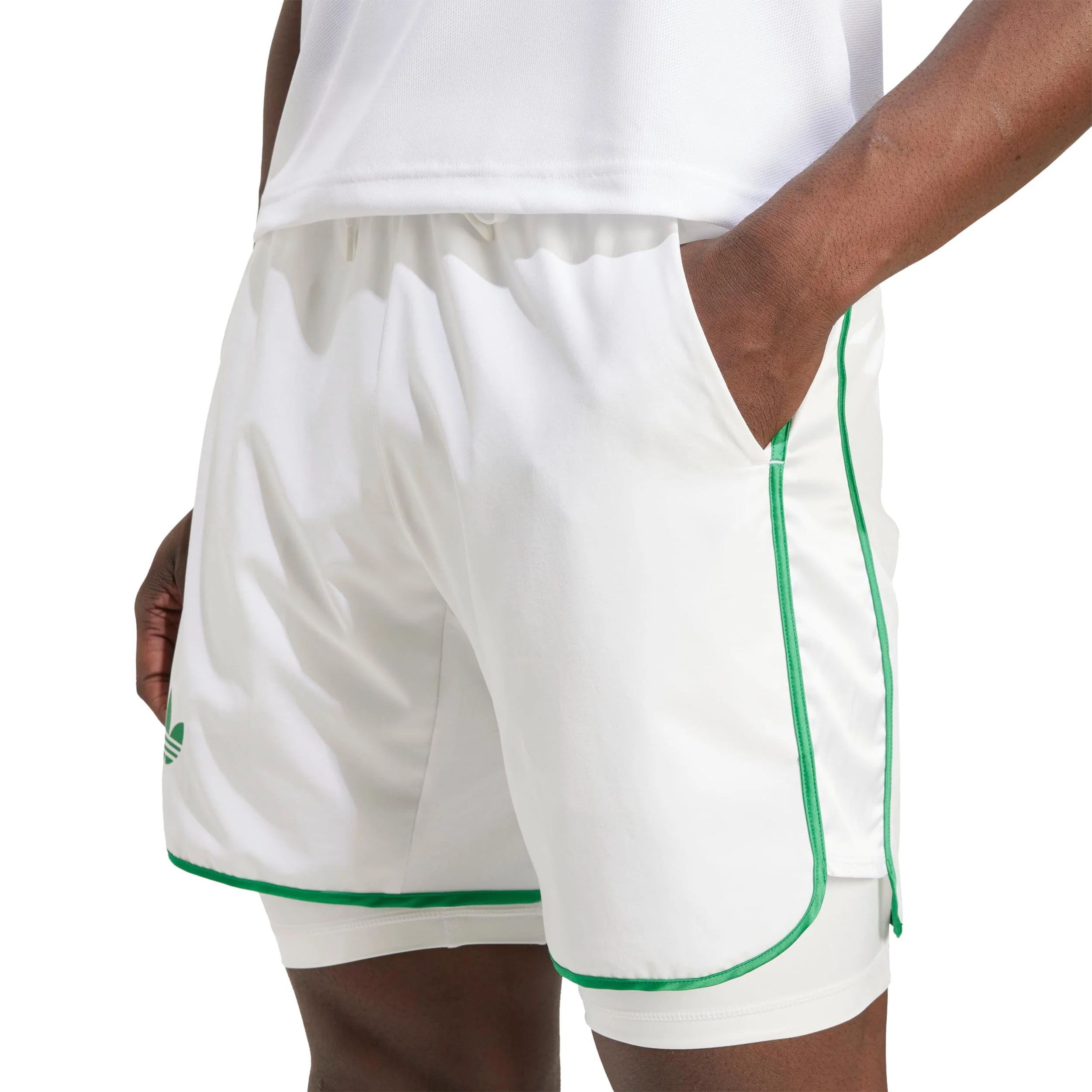 7in Shorts Herren-Weiß,Grün - Image 5