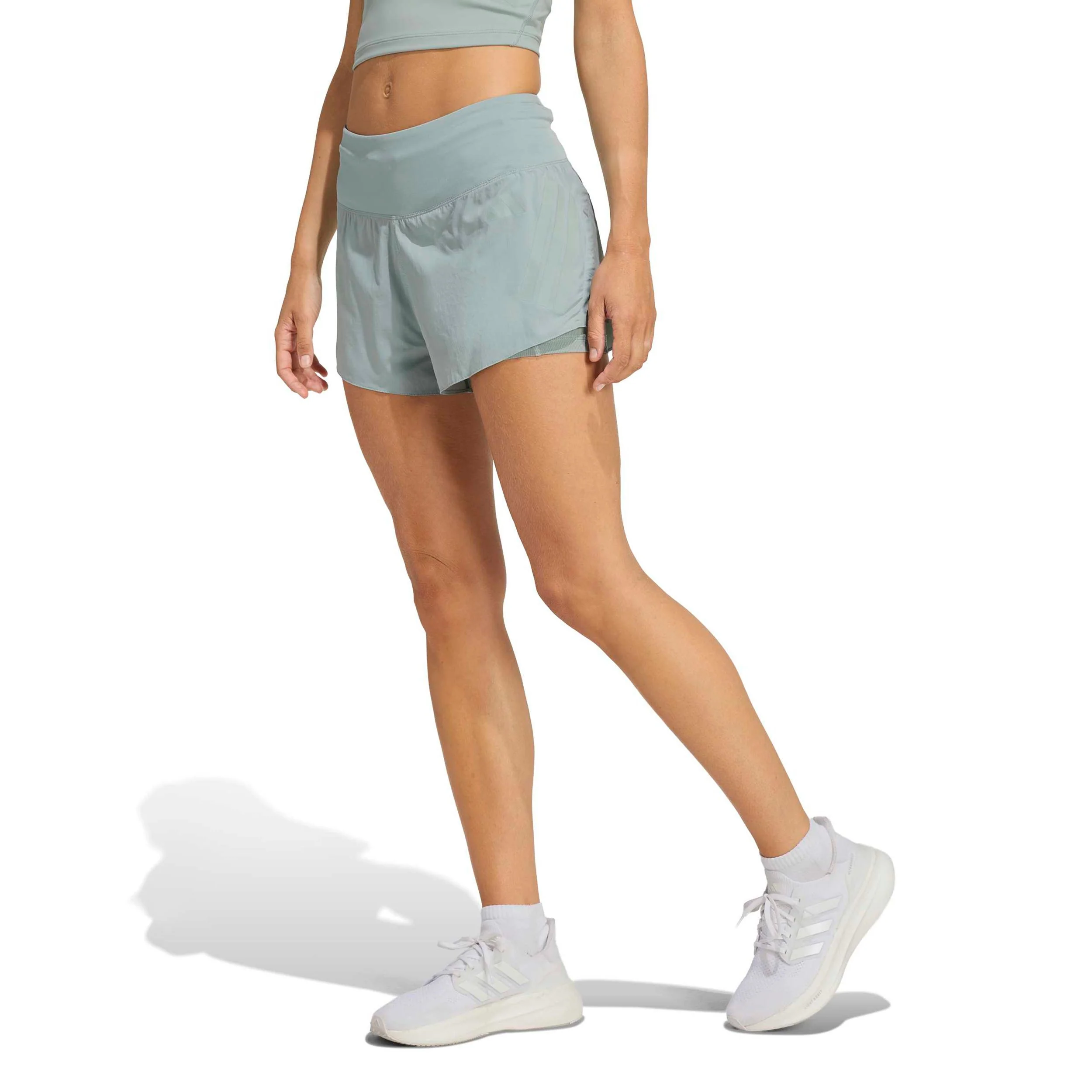 adi365 2in1  Laufshorts Damen-mint - Image 2