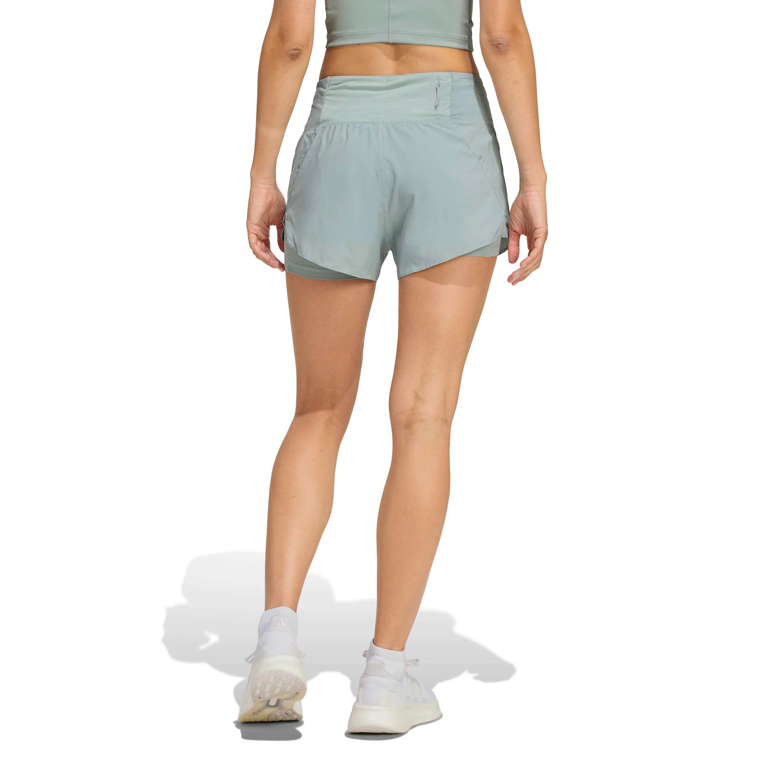 adi365 2in1  Laufshorts Damen-mint - Image 3