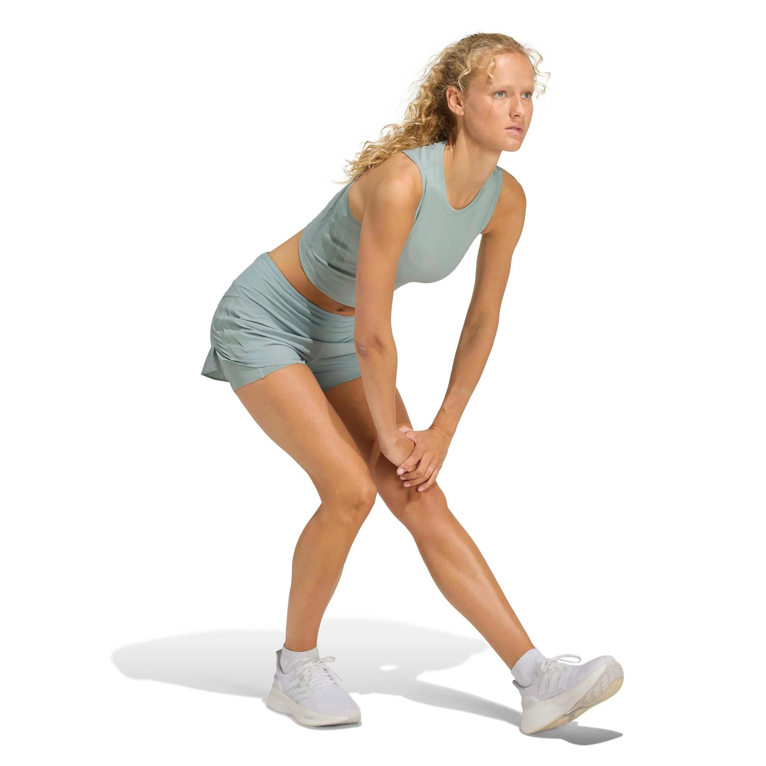 adi365 2in1  Laufshorts Damen-mint - Image 4
