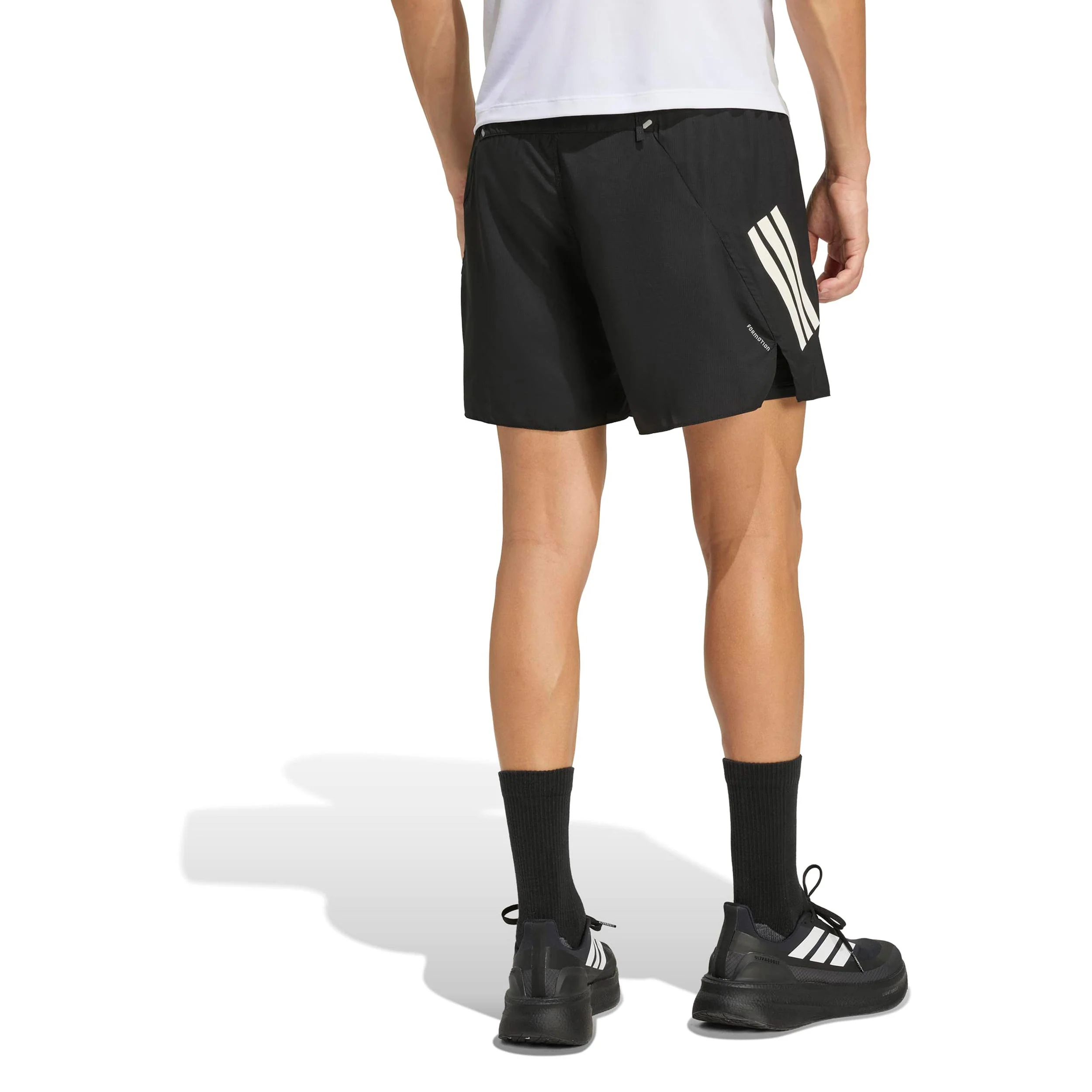 adi365 2in1  Laufshorts Herren-schwarz - Image 3