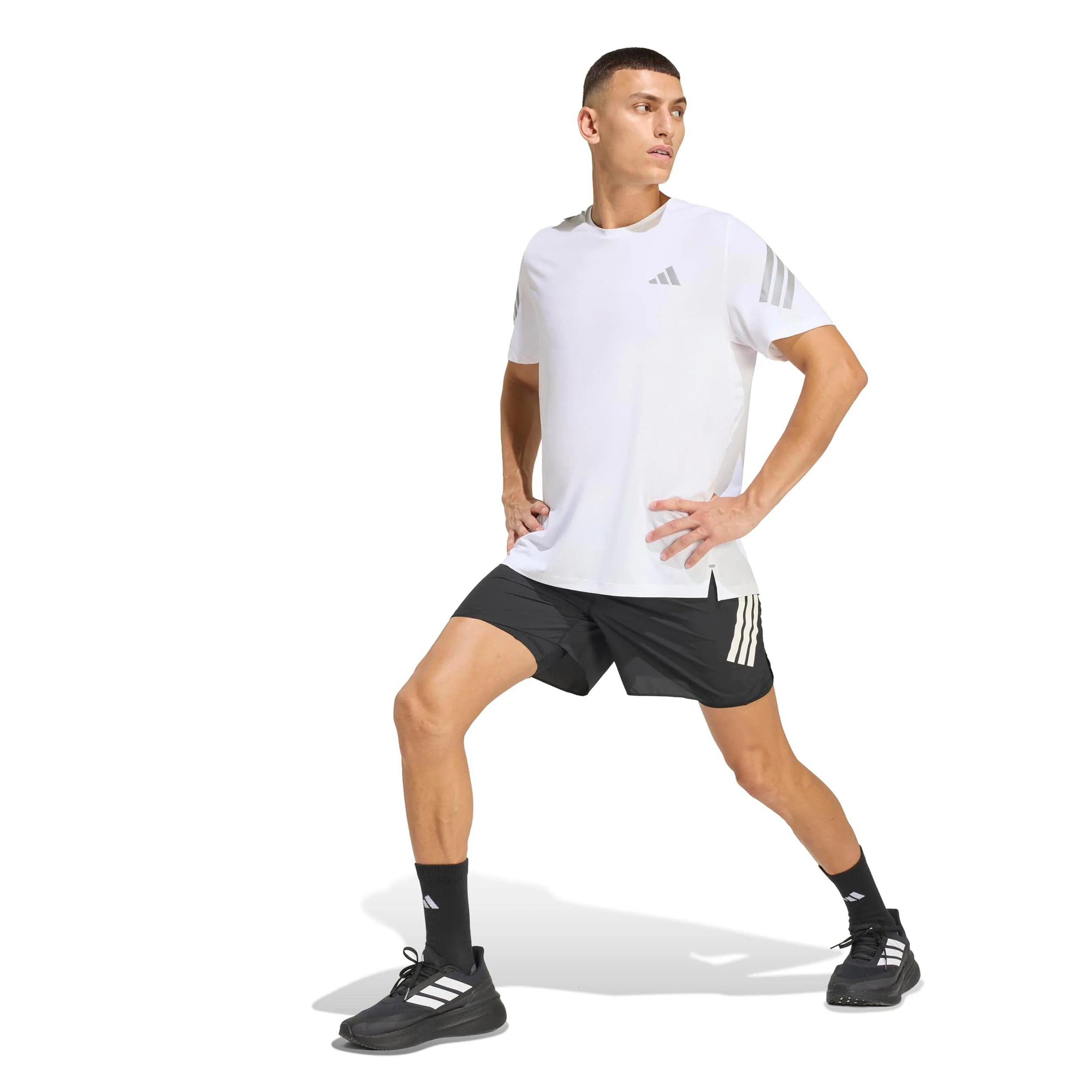 adi365 2in1  Laufshorts Herren-schwarz - Image 4
