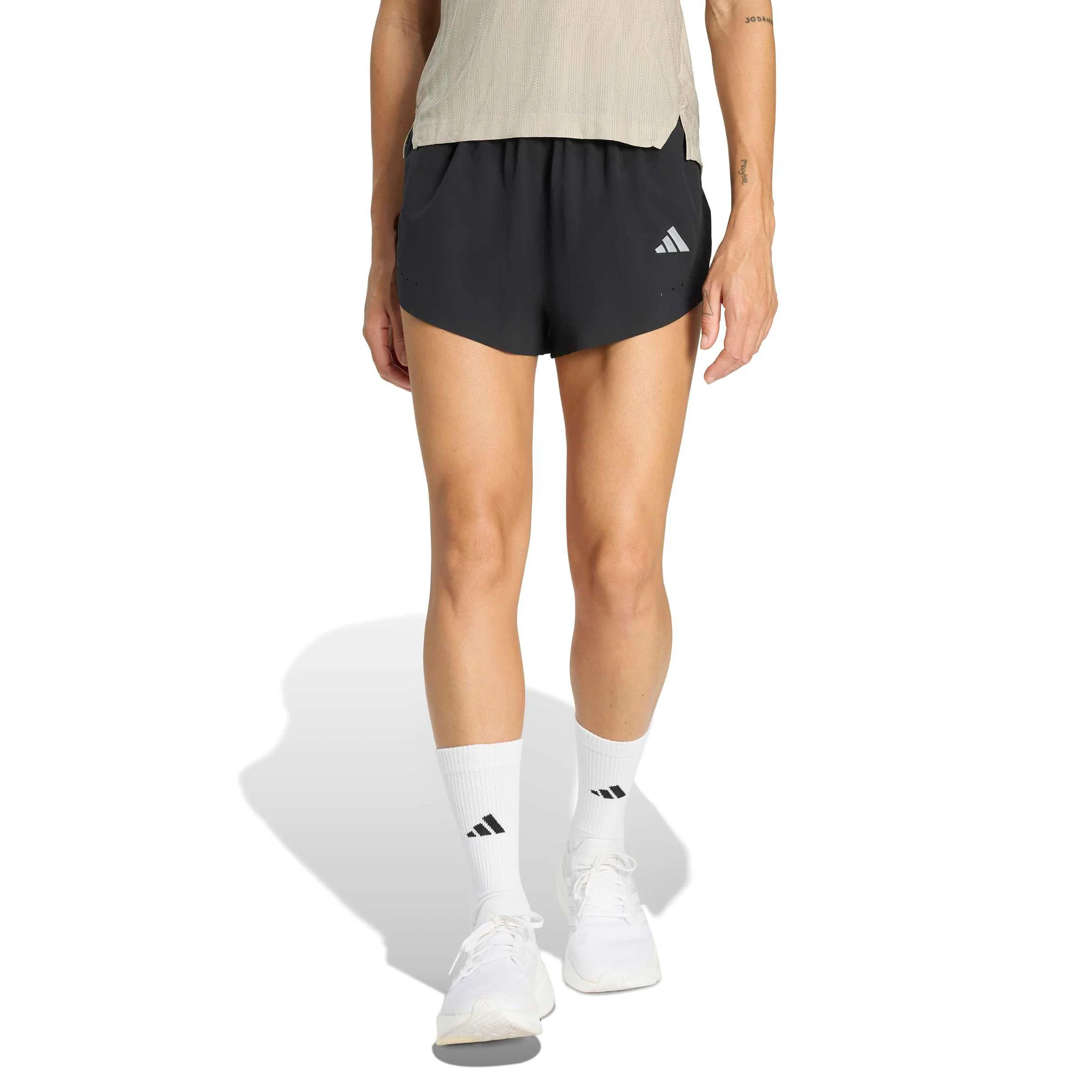 adi365 3in  Laufshorts Damen-schwarz - Image 2