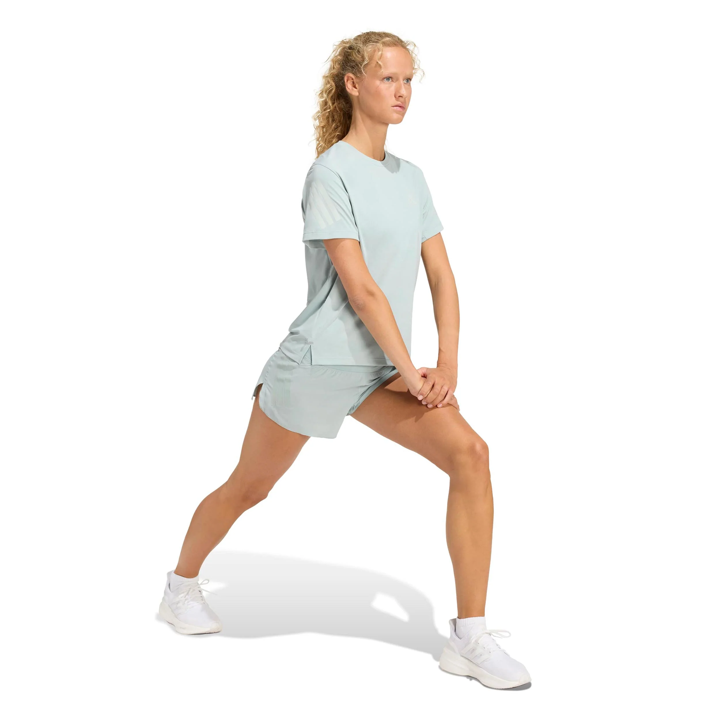 adi365 4in  Laufshorts Damen-mint - Image 4