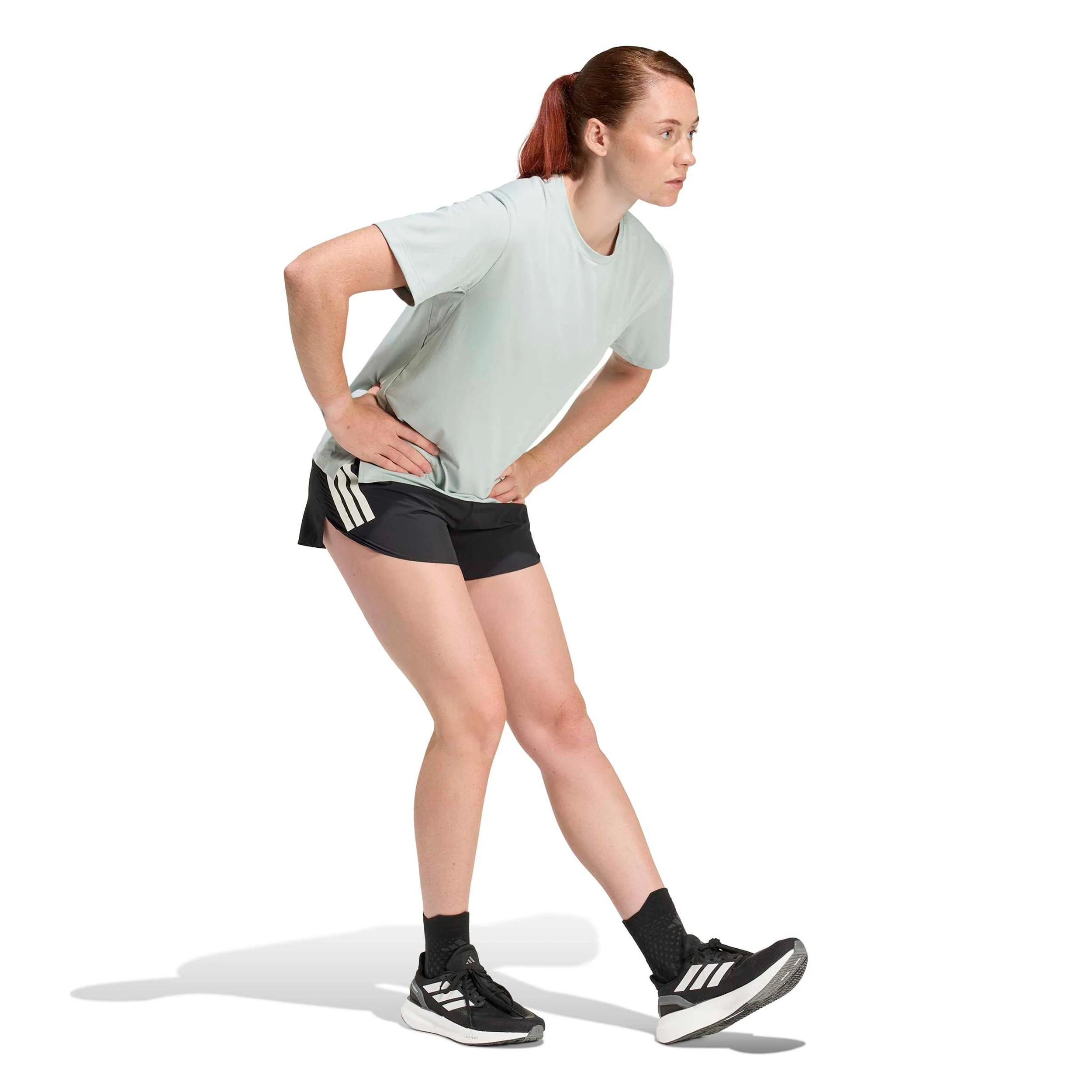 adi365 4in  Laufshorts Damen-schwarz - Image 4