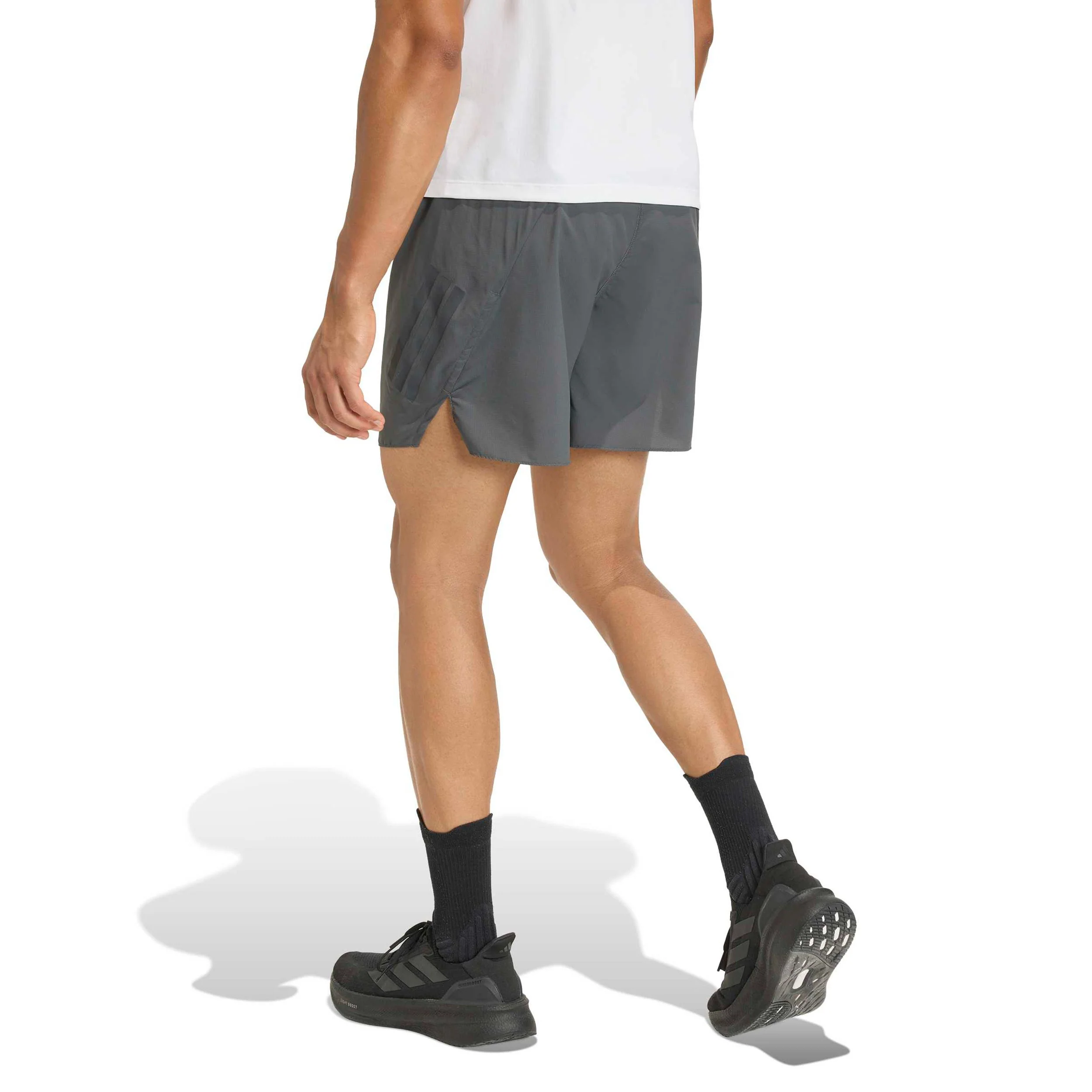 adi365 5in  Laufshorts Herren-grau - Image 3