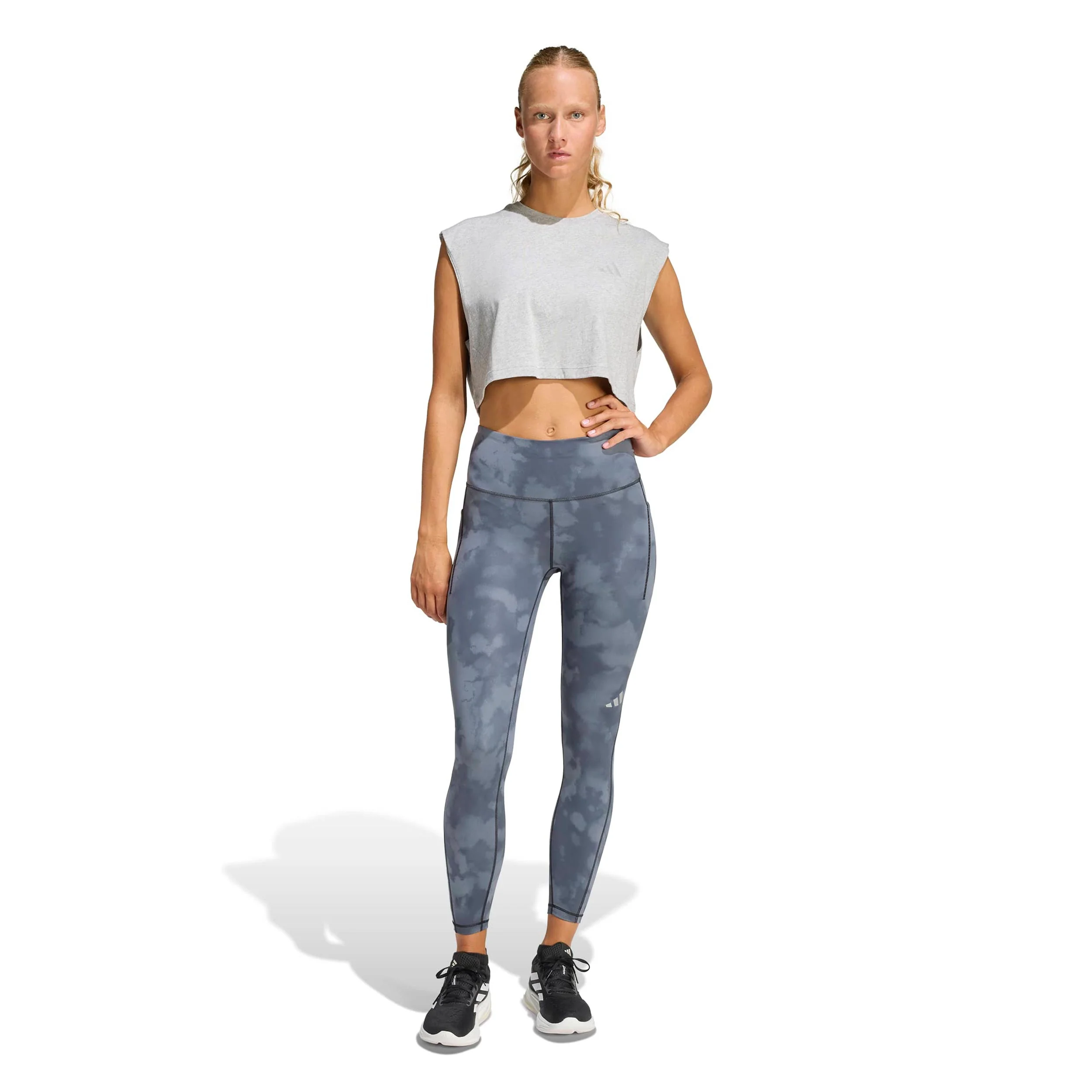 adi365 AOP 7/8  Lauftight Damen-schwarz - Image 5