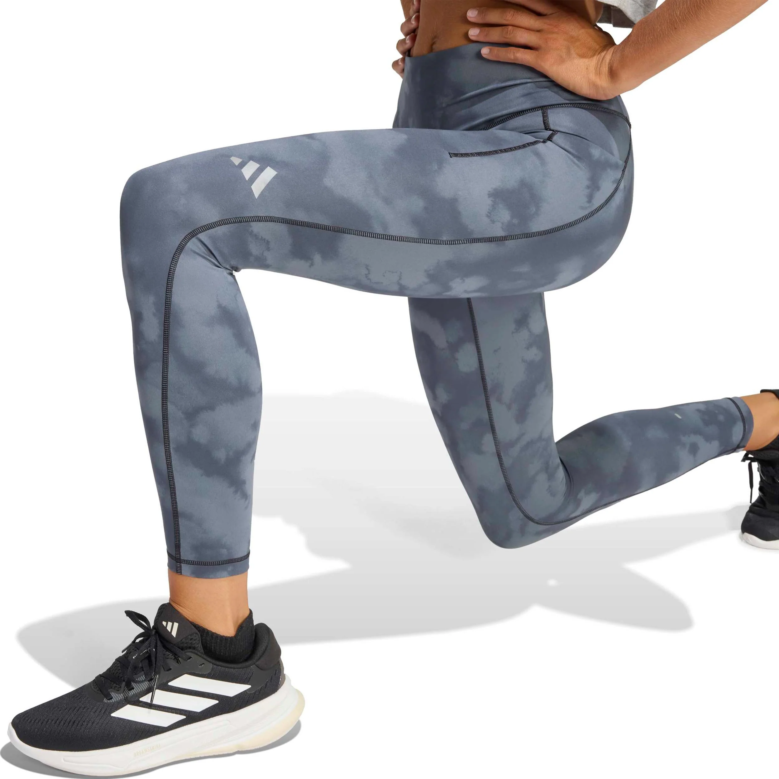 adi365 AOP 7/8  Lauftight Damen-schwarz - Image 6