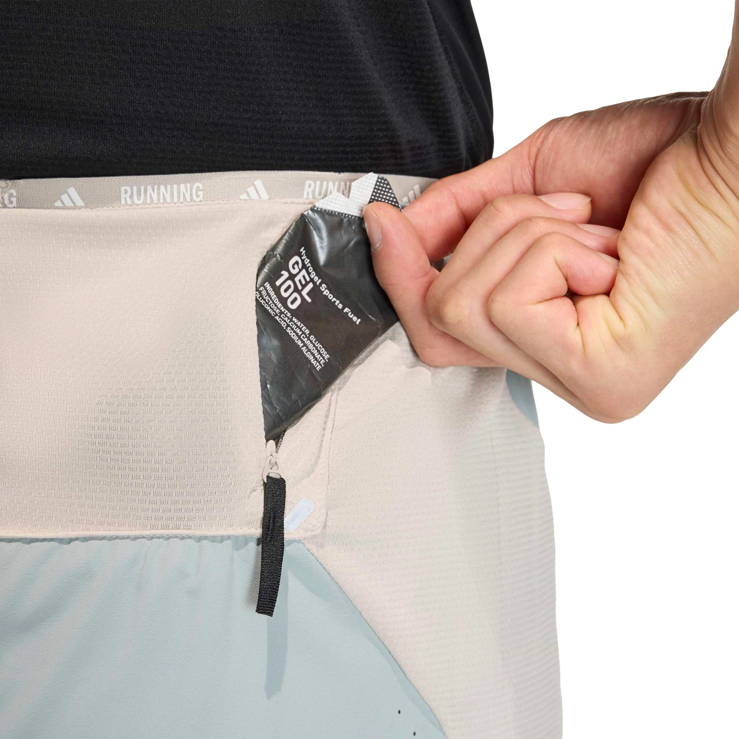adi365 Breeze 5in  Laufshorts Herren-grau - Image 4