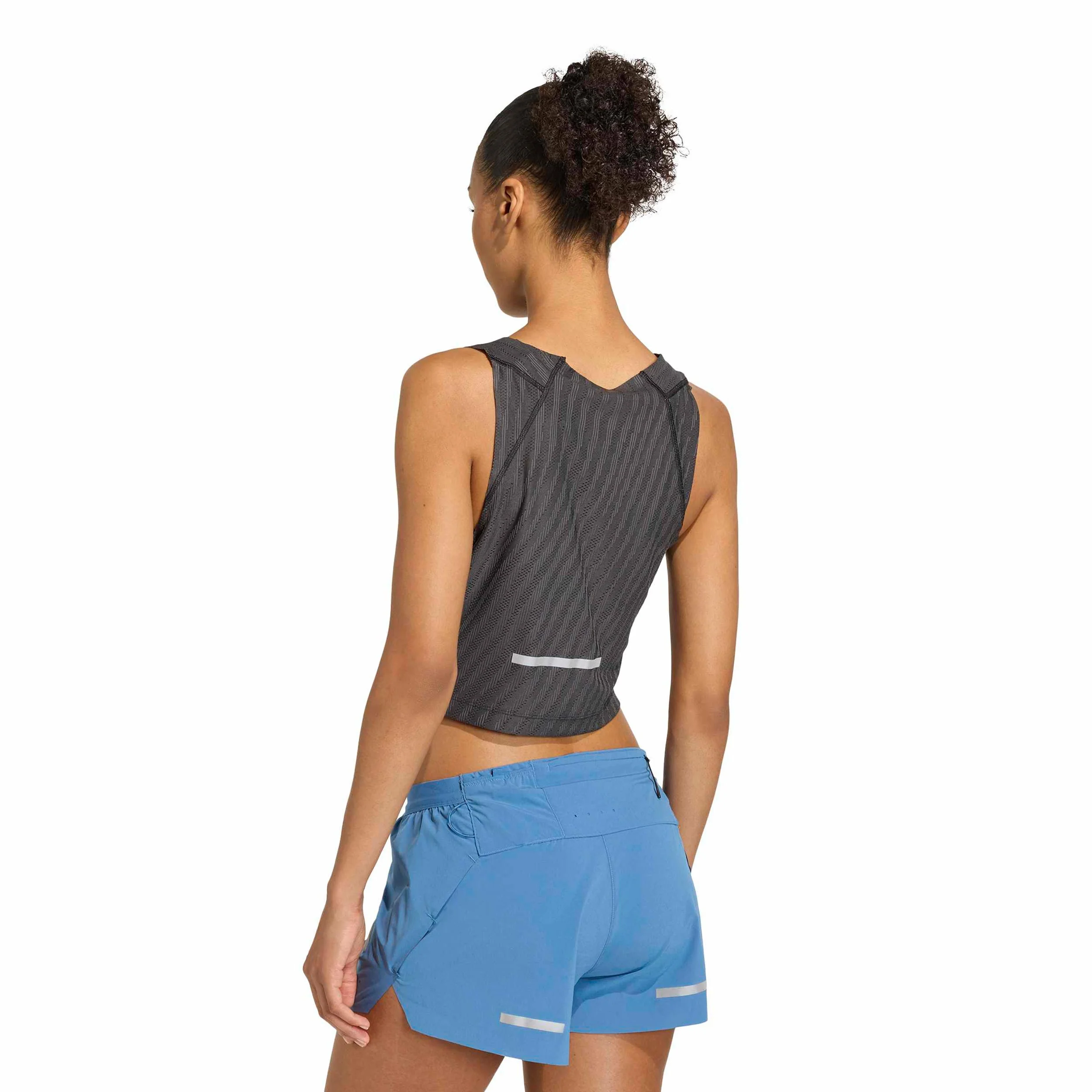 adi365 Climacool+ Crop  Laufshirt Damen-schwarz - Image 3