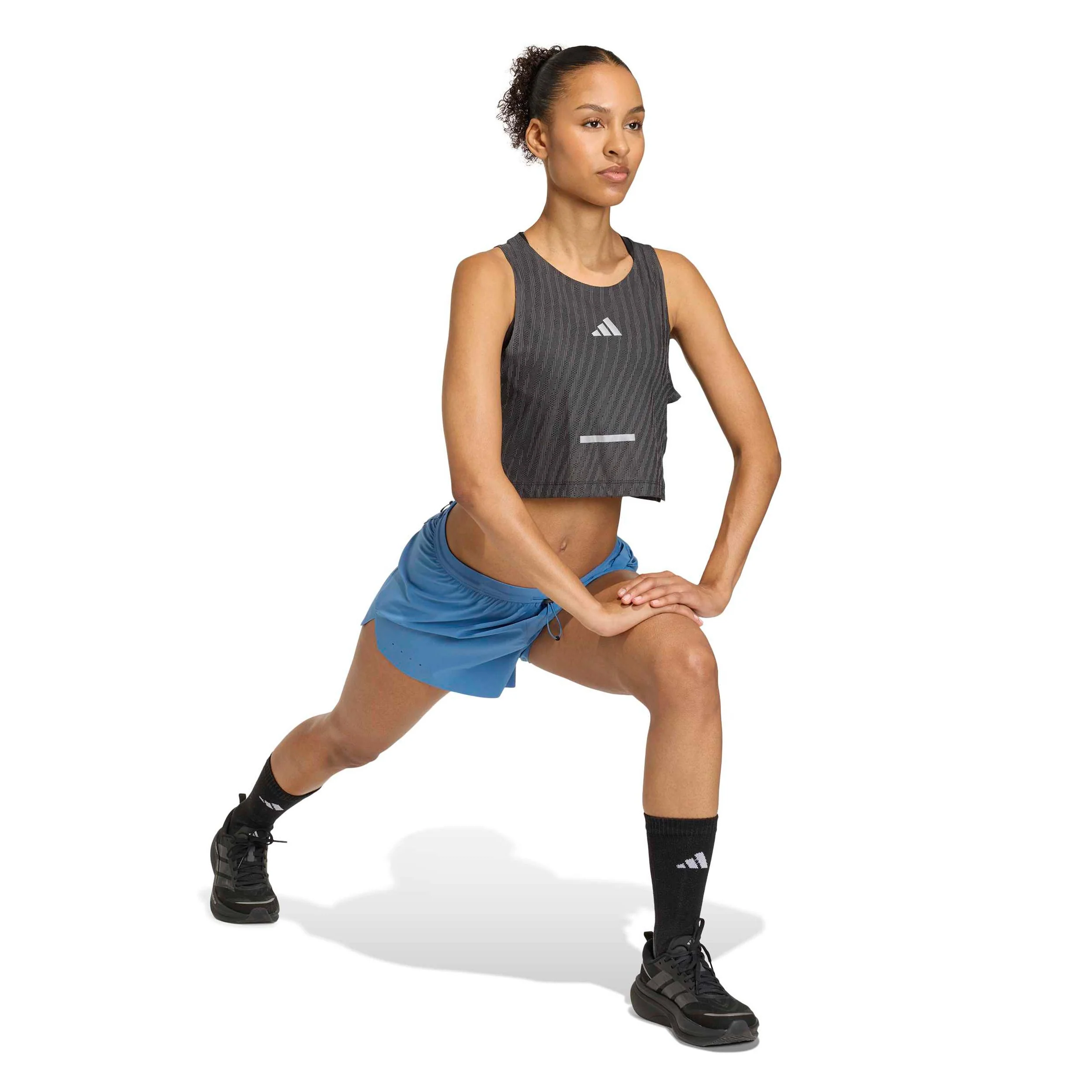 adi365 Climacool+ Crop  Laufshirt Damen-schwarz - Image 4