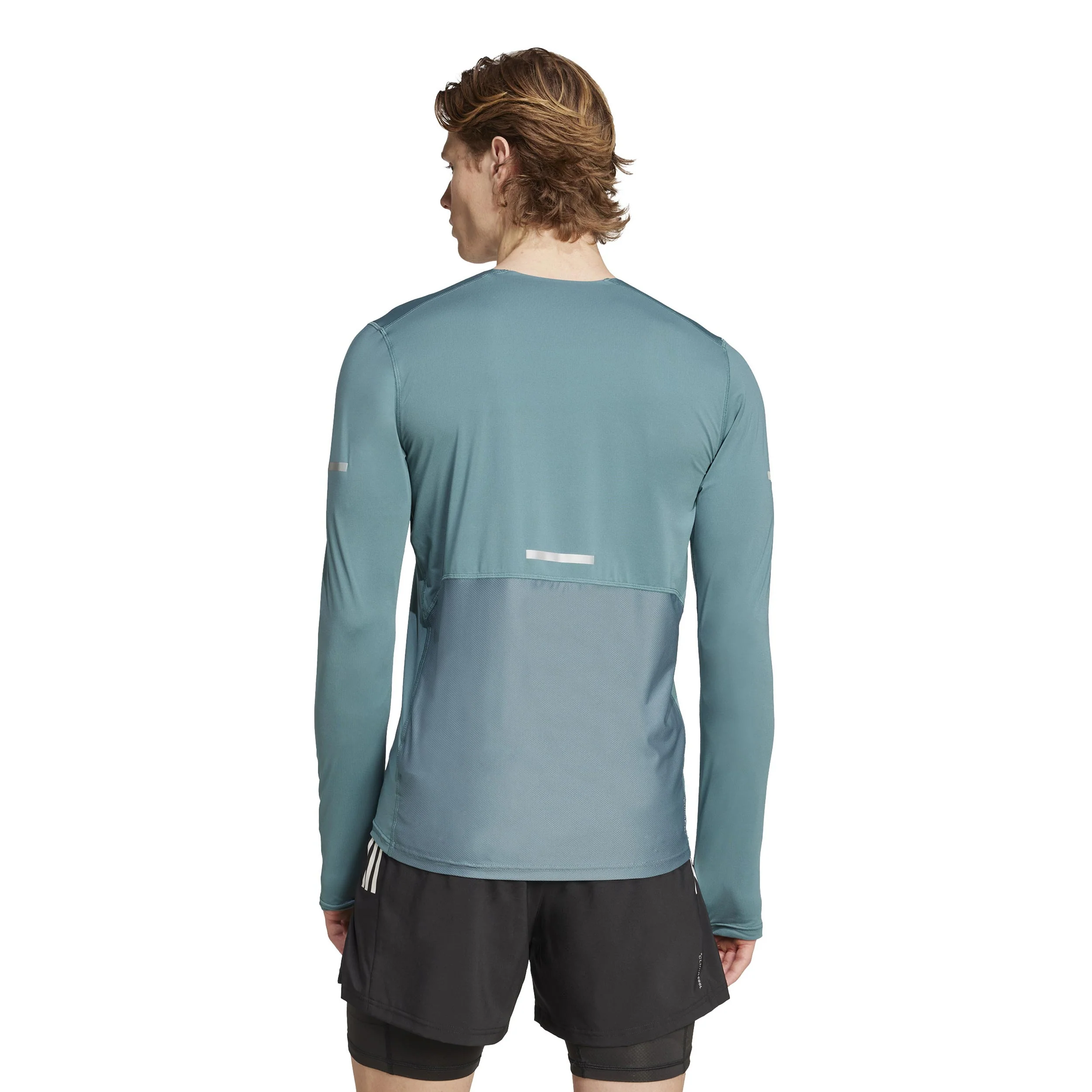 Adi365 Climacool Laufshirt Herren-Dunkelgrün - Image 3