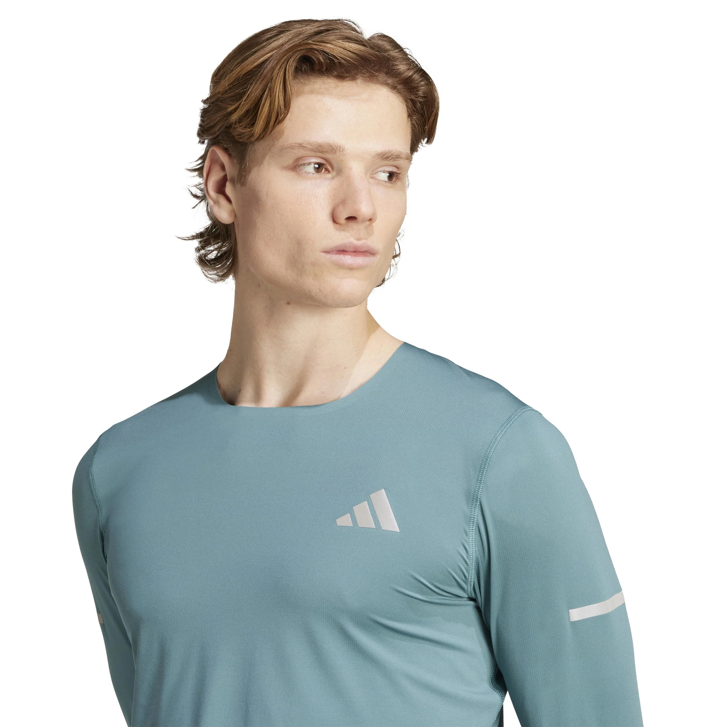 Adi365 Climacool Laufshirt Herren-Dunkelgrün - Image 5