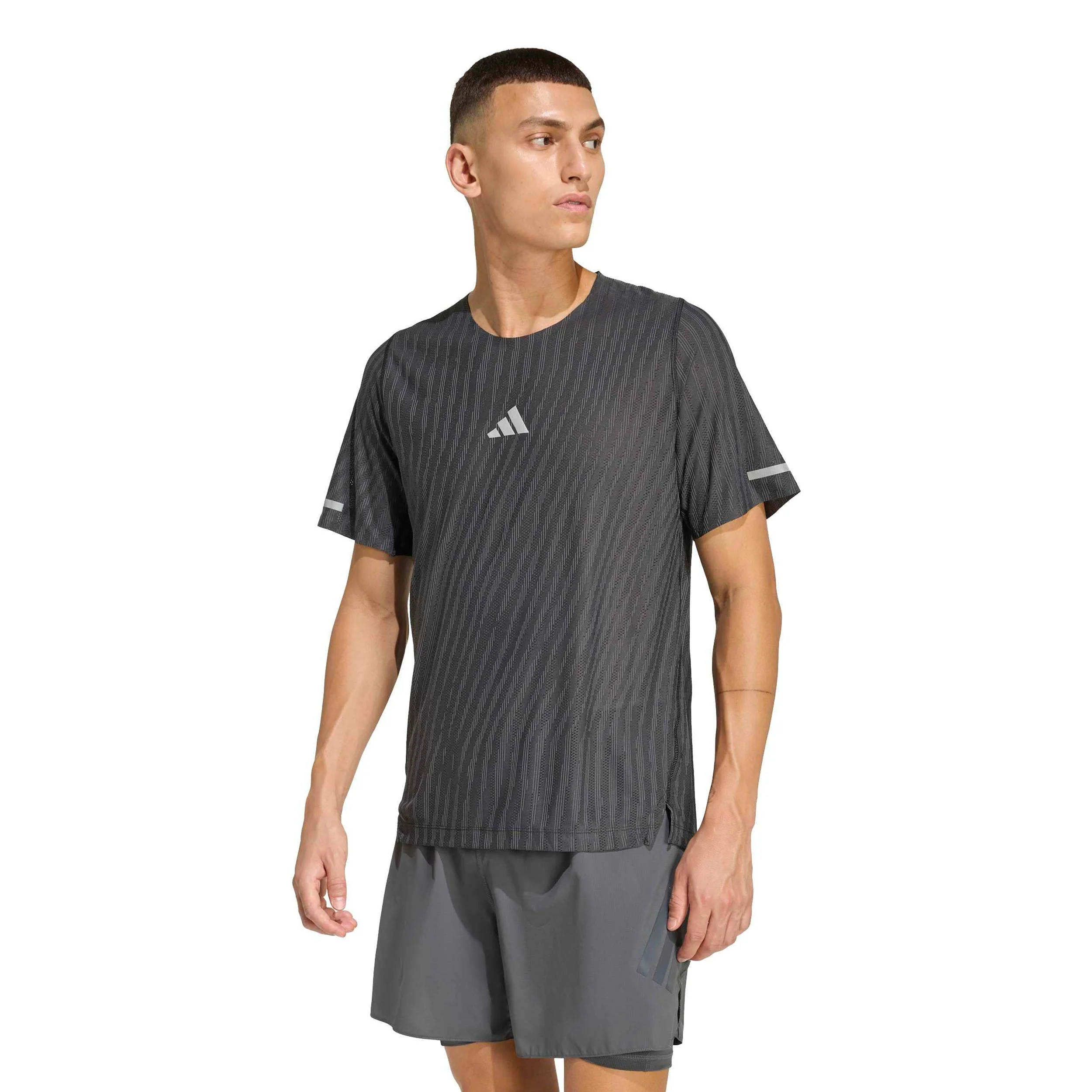 adi365 Climacool+  Laufshirt Herren-schwarz - Image 2