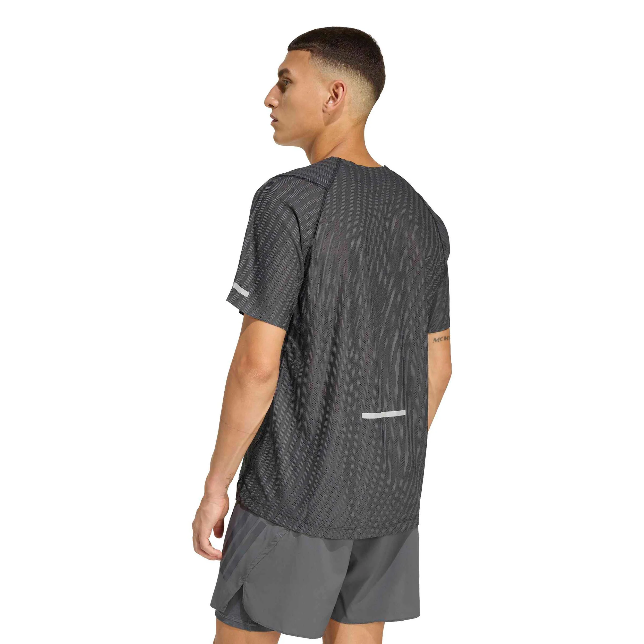 adi365 Climacool+  Laufshirt Herren-schwarz - Image 3