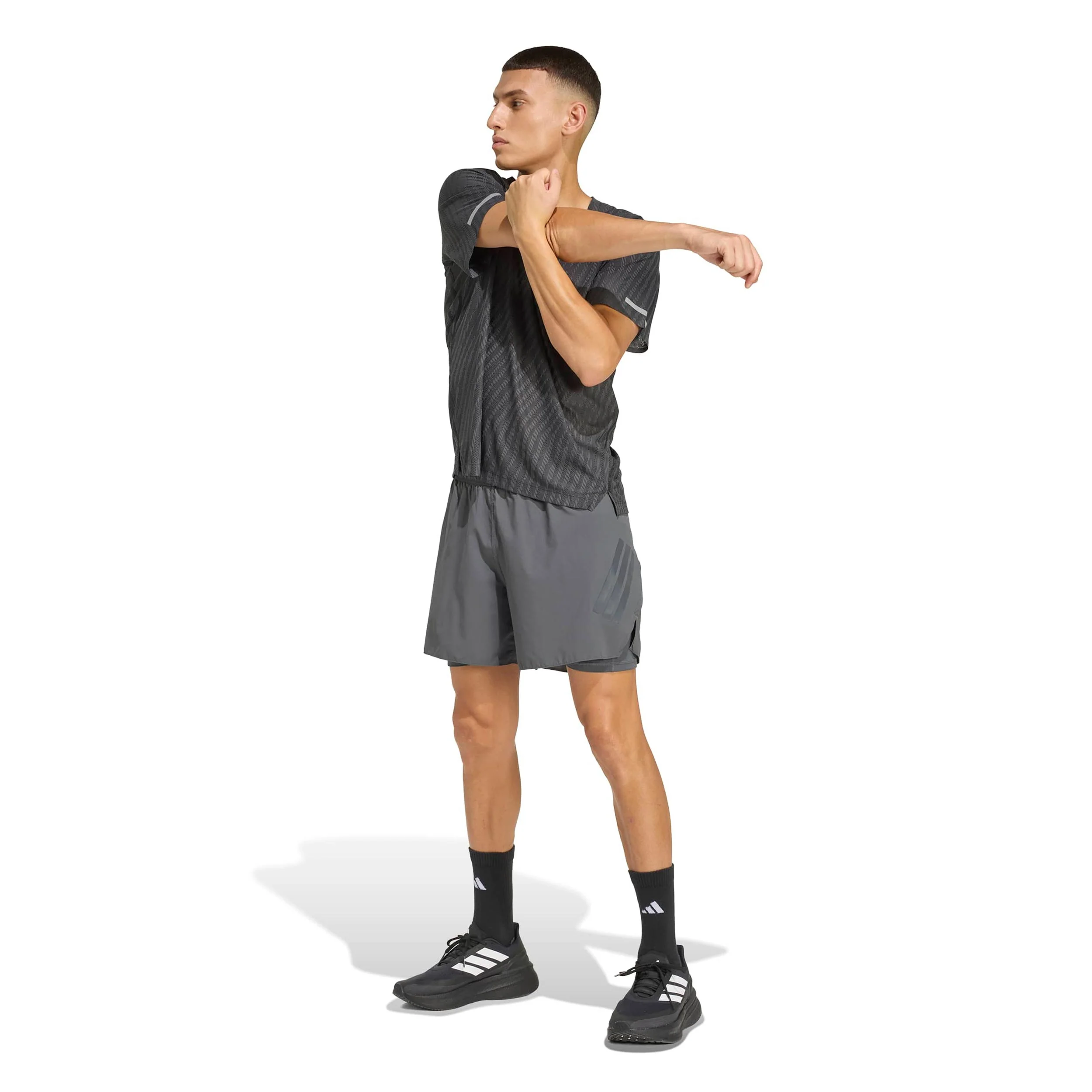 adi365 Climacool+  Laufshirt Herren-schwarz - Image 4