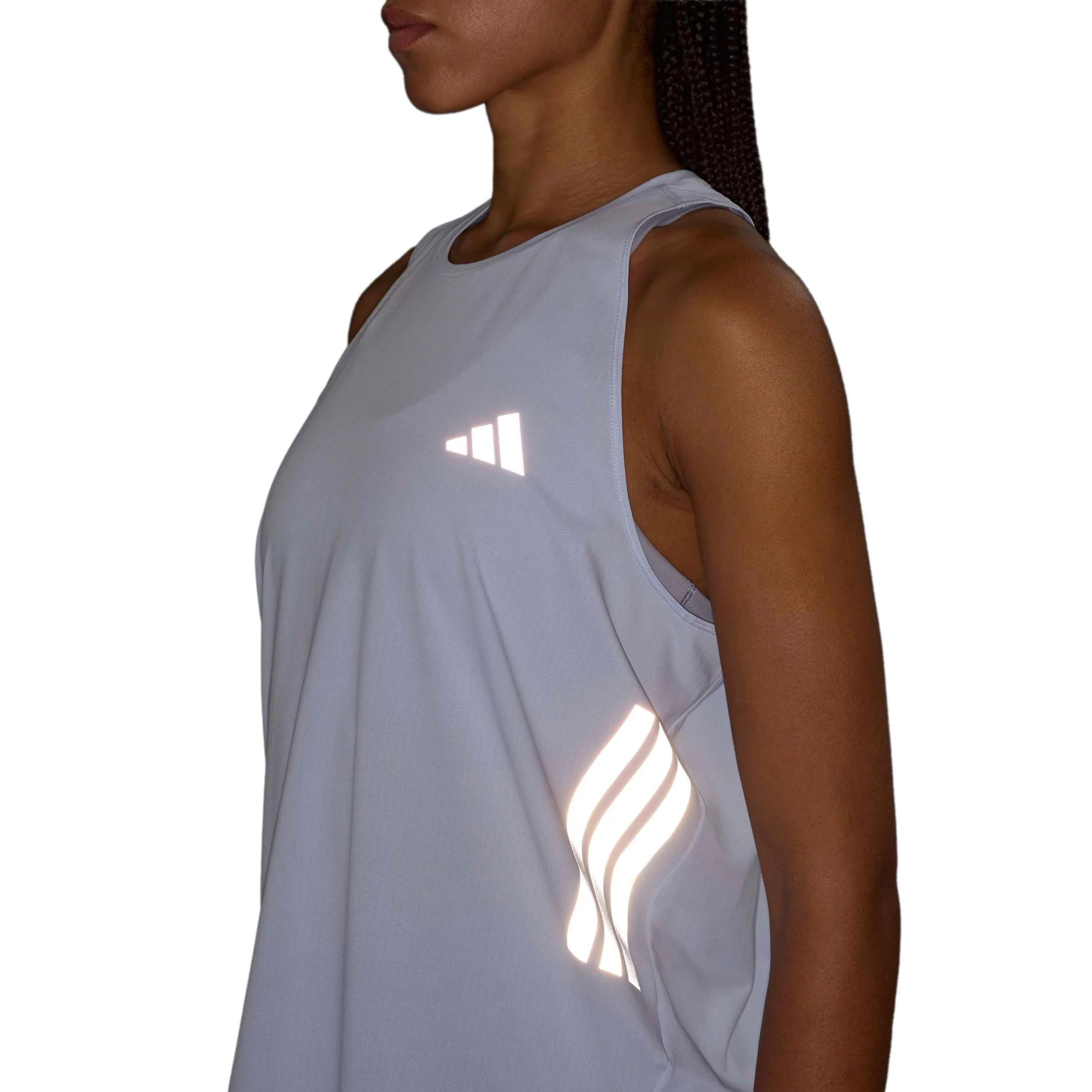 adi365 Iconic Laufshirt Damen-blaugrau - Image 7