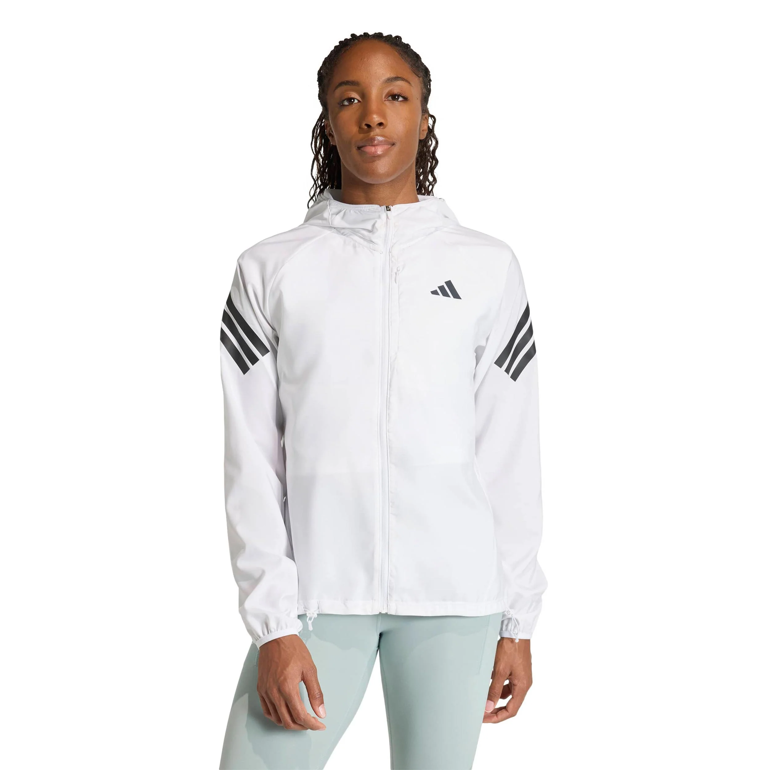 adi365  Laufjacke Damen-weiß - Image 2