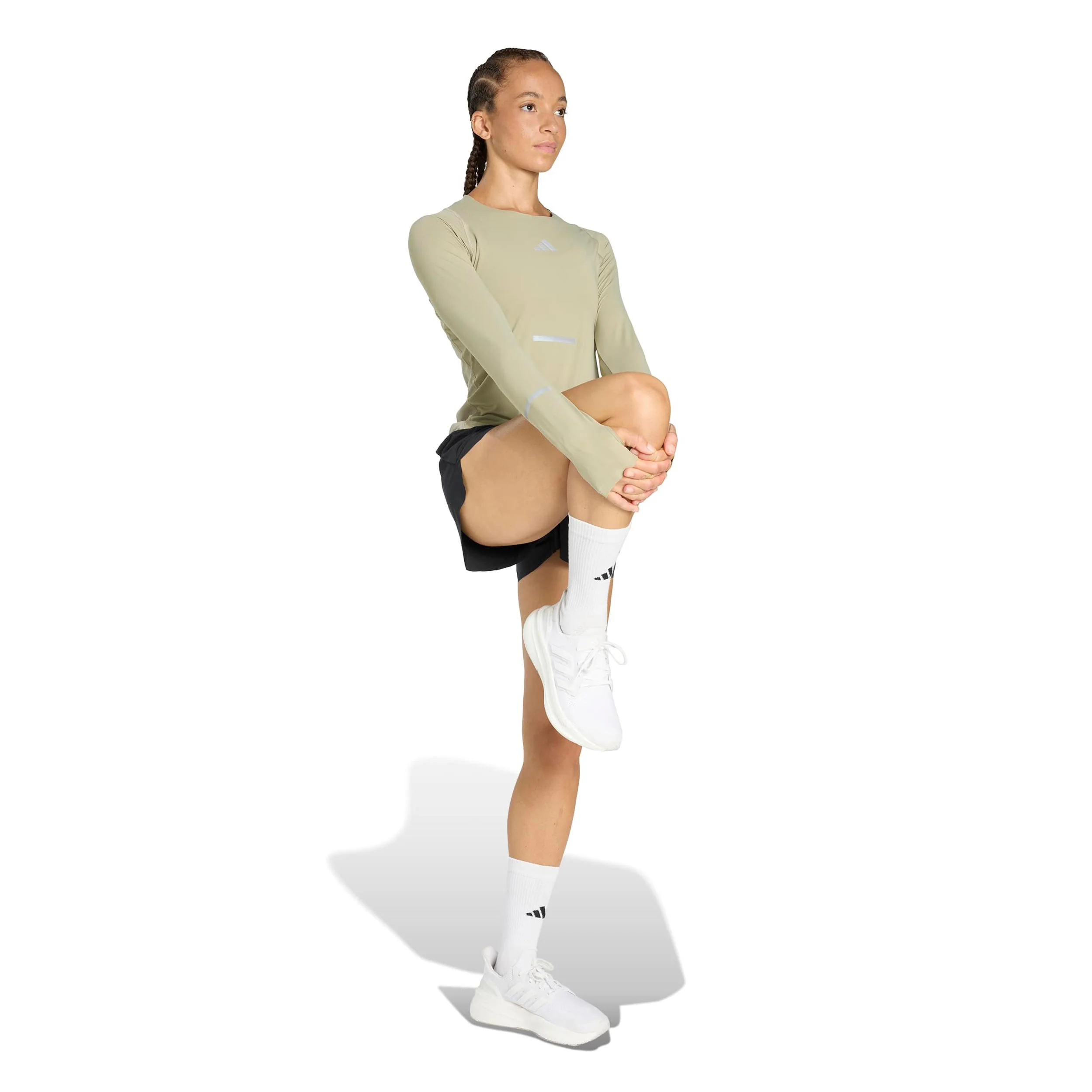 adi365  Laufshirt Damen-khaki - Image 4