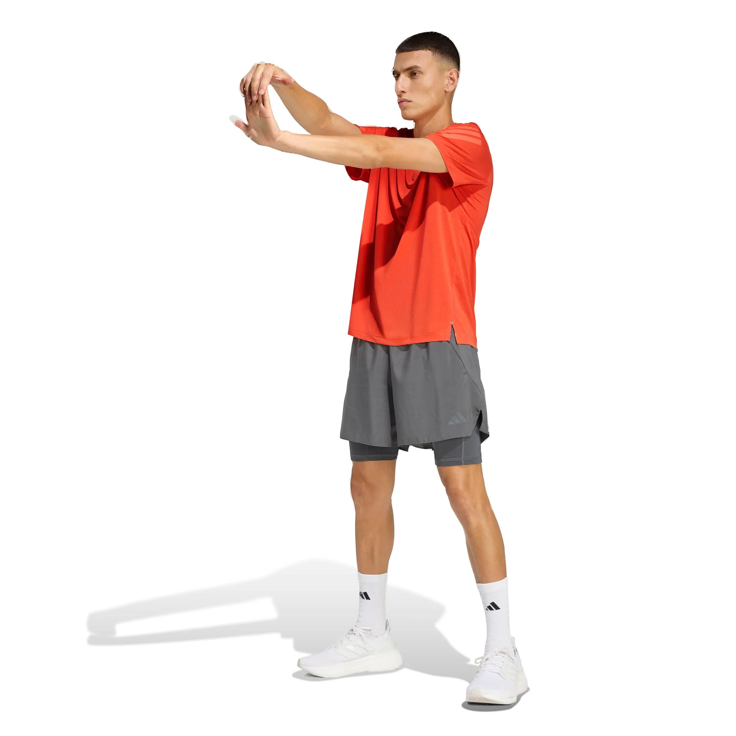 adi365  Laufshirt Herren-orange - Image 4