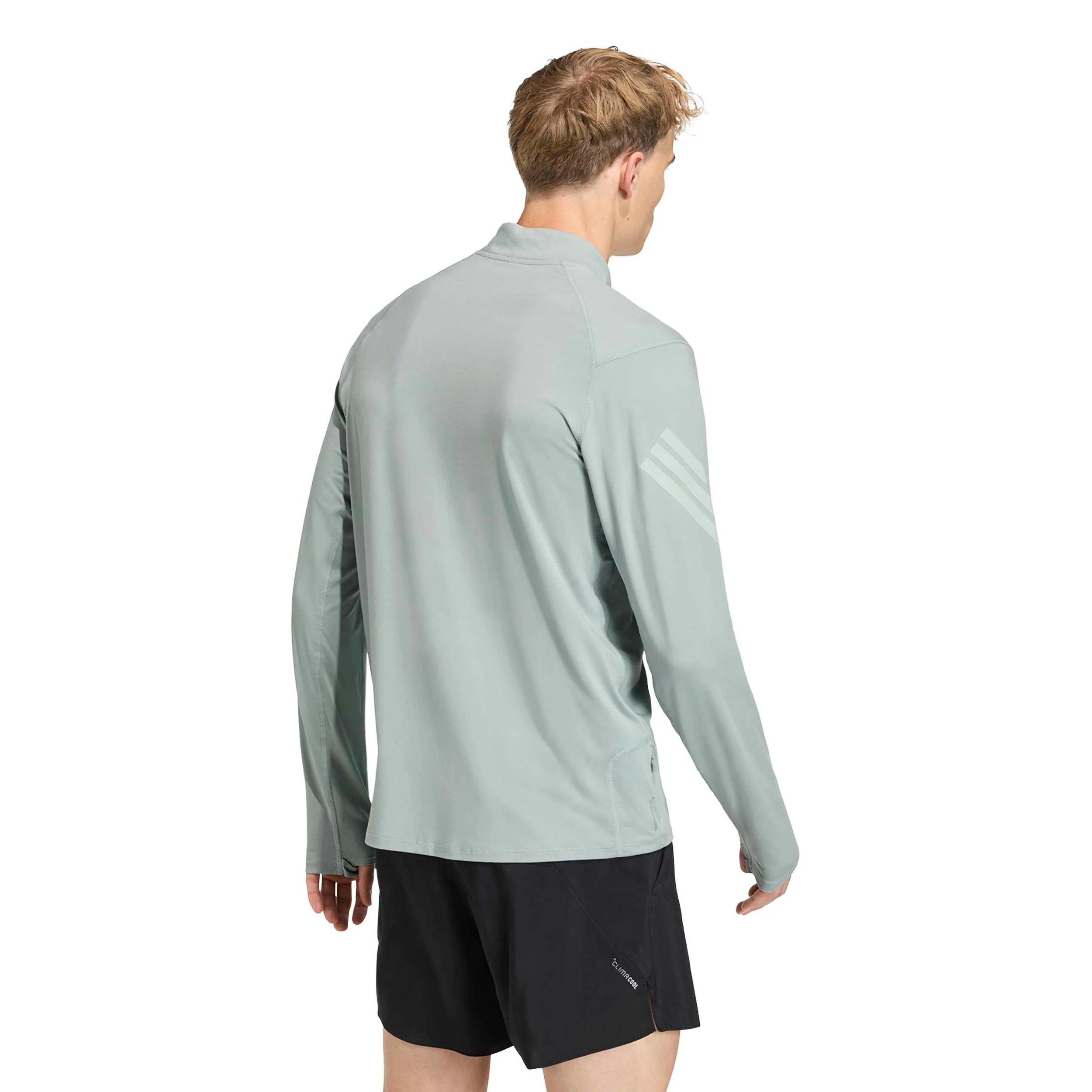 adi365 Zip  Laufshirt Herren-mint - Image 3