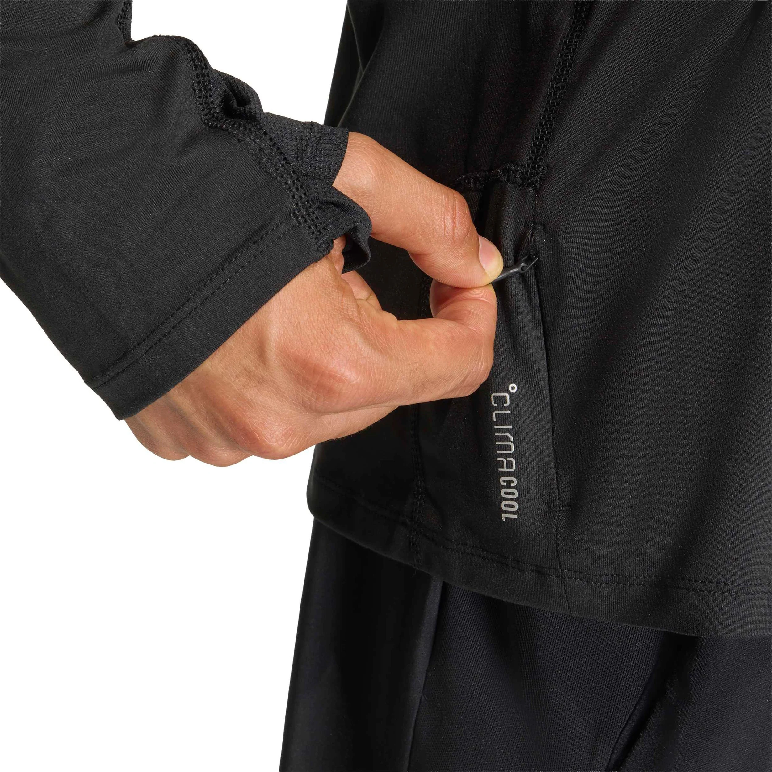 adi365 Zip Laufshirt Herren-schwarz - Image 6