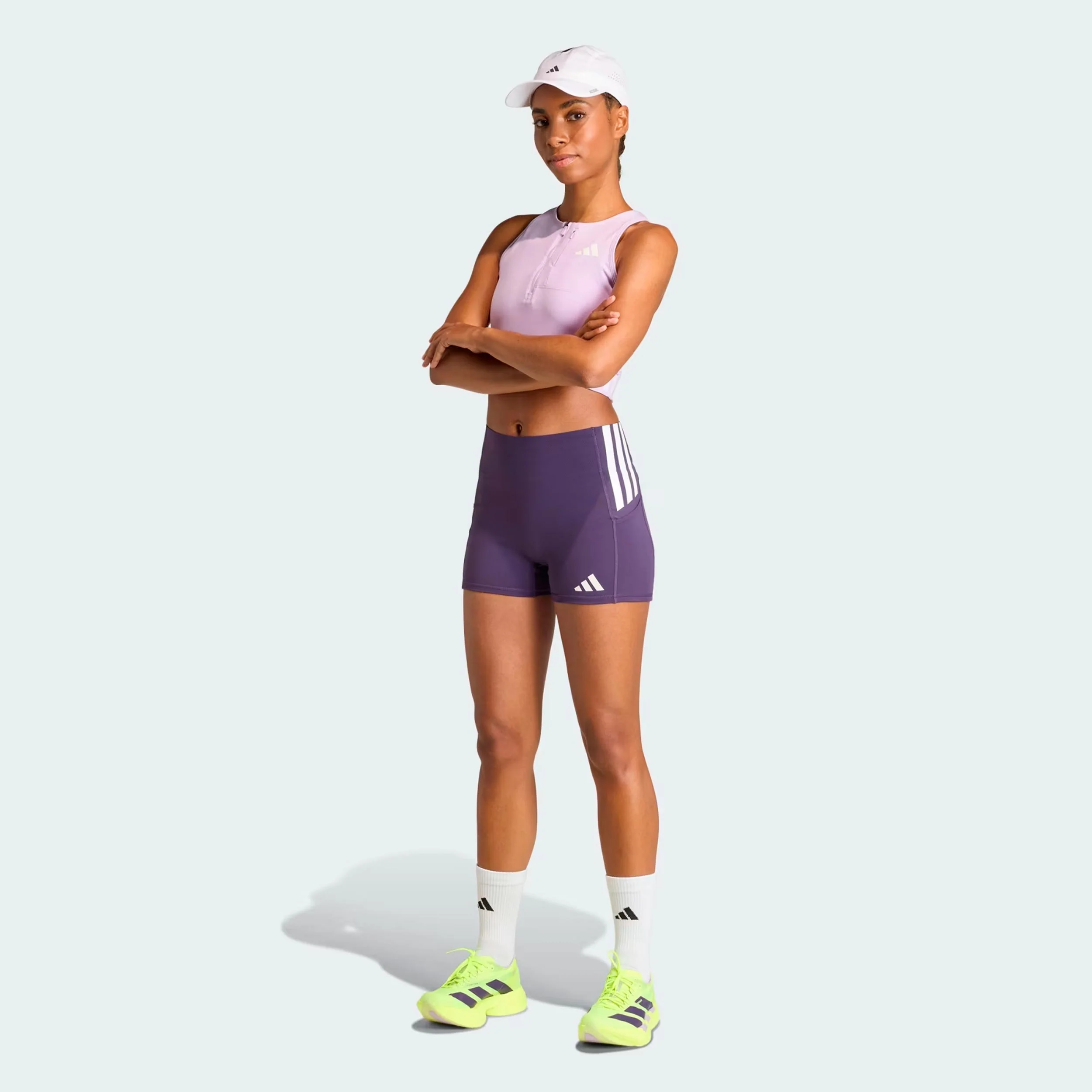 adizero 3in   Lauftight Damen-lila - Image 5