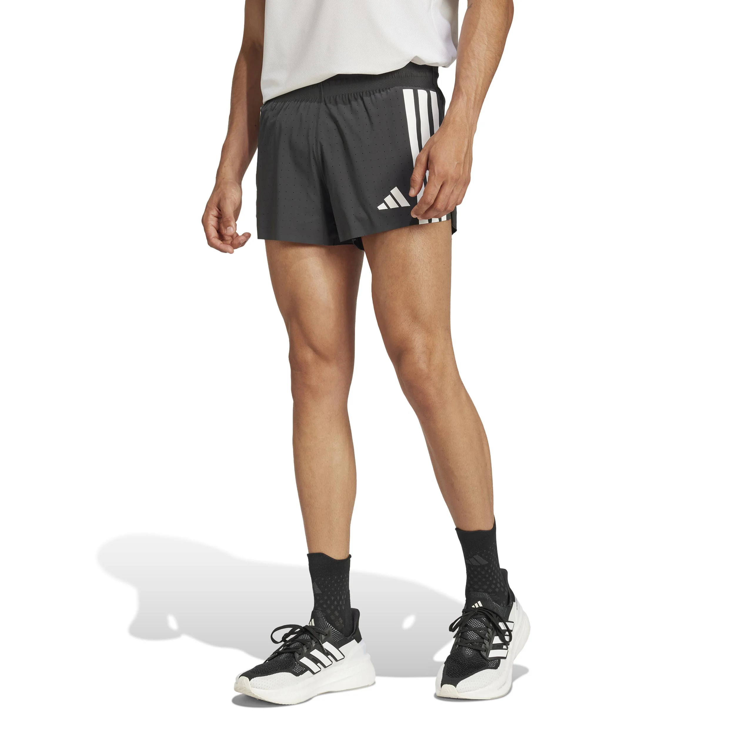adizero 3in Split Laufshorts Herren-schwarz - Image 2