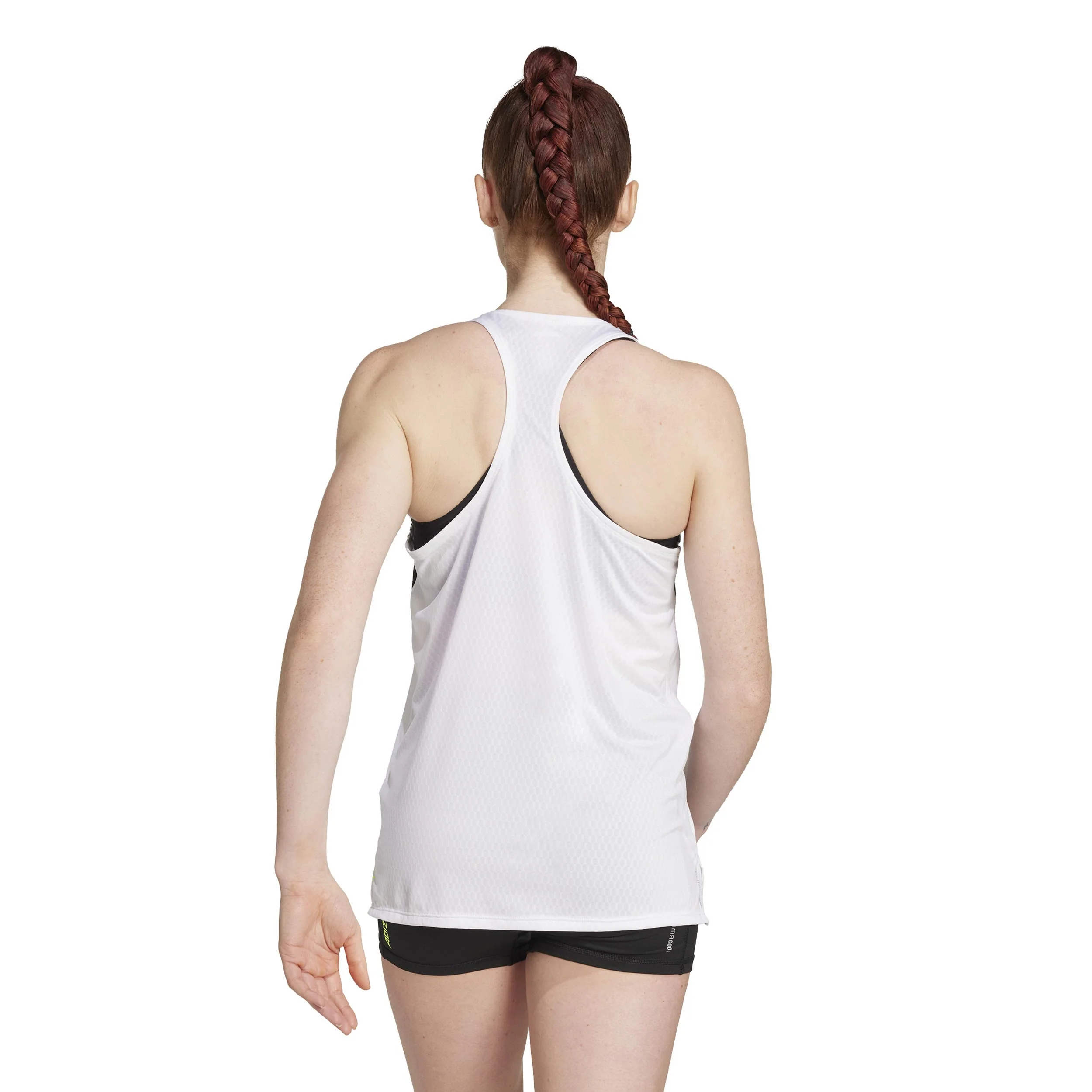 Adizero Archive Singlet Laufshirt Damen-Weiß - Image 3