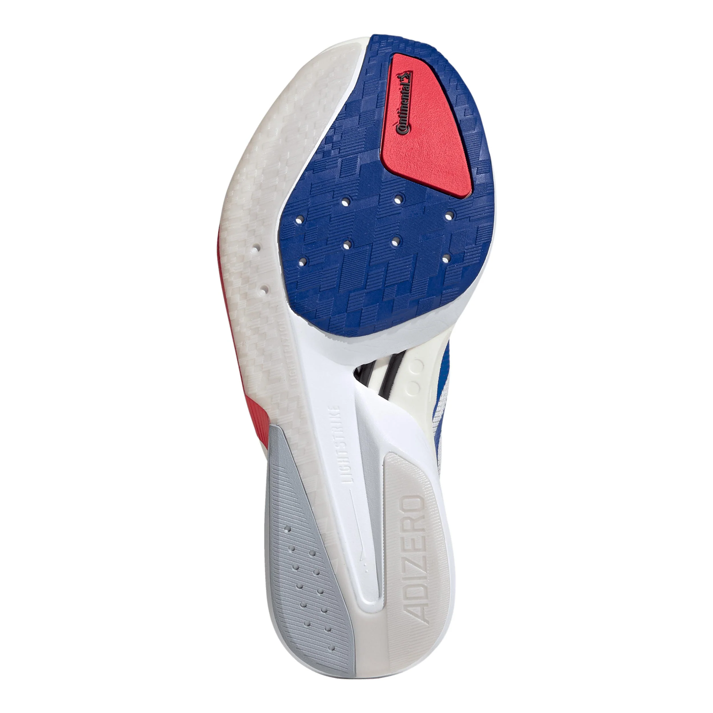 adizero Boston 13 Wettkampfschuh Damen - weiß, blau - Image 4