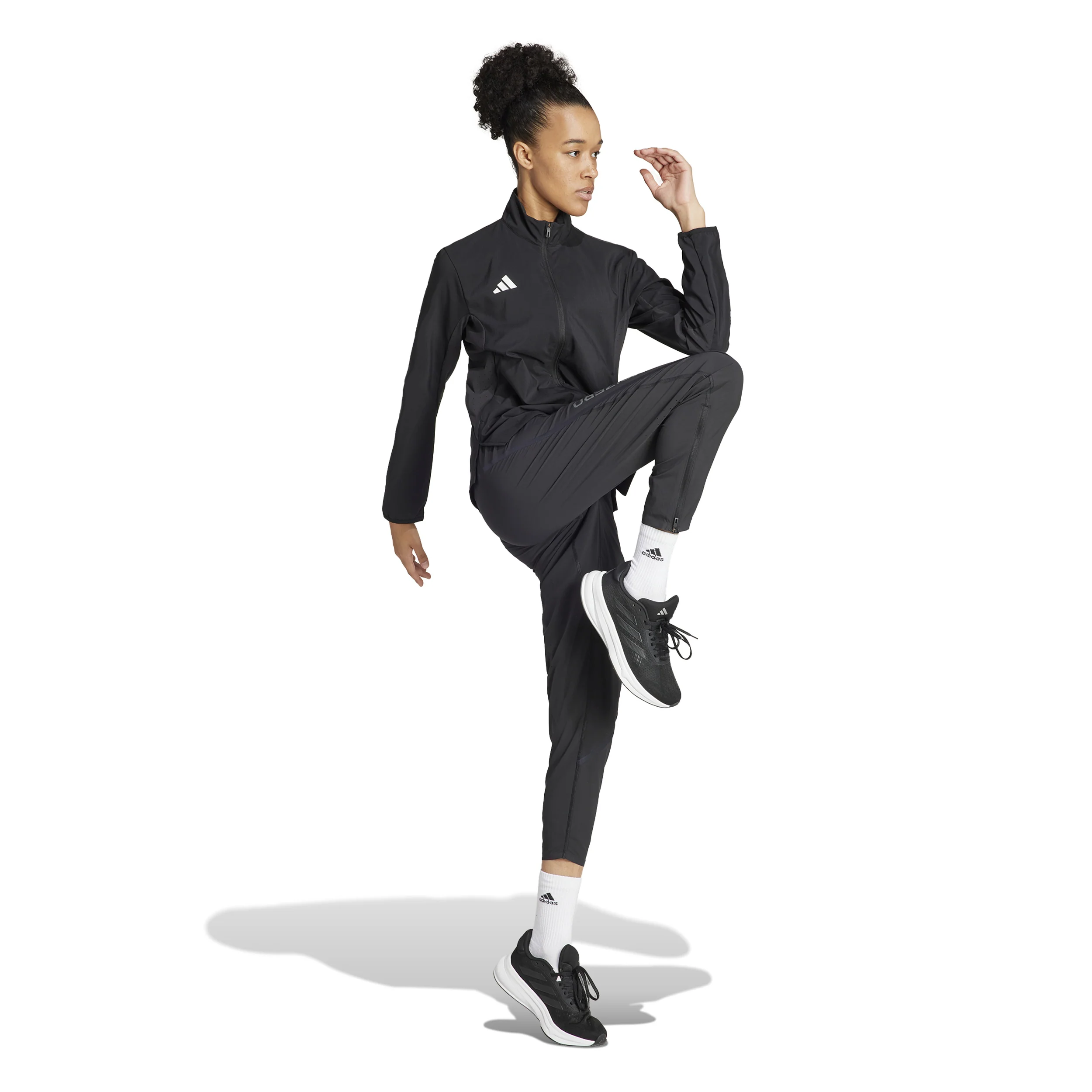 Adizero E Jacket Laufjacke Damen-Schwarz - Image 3