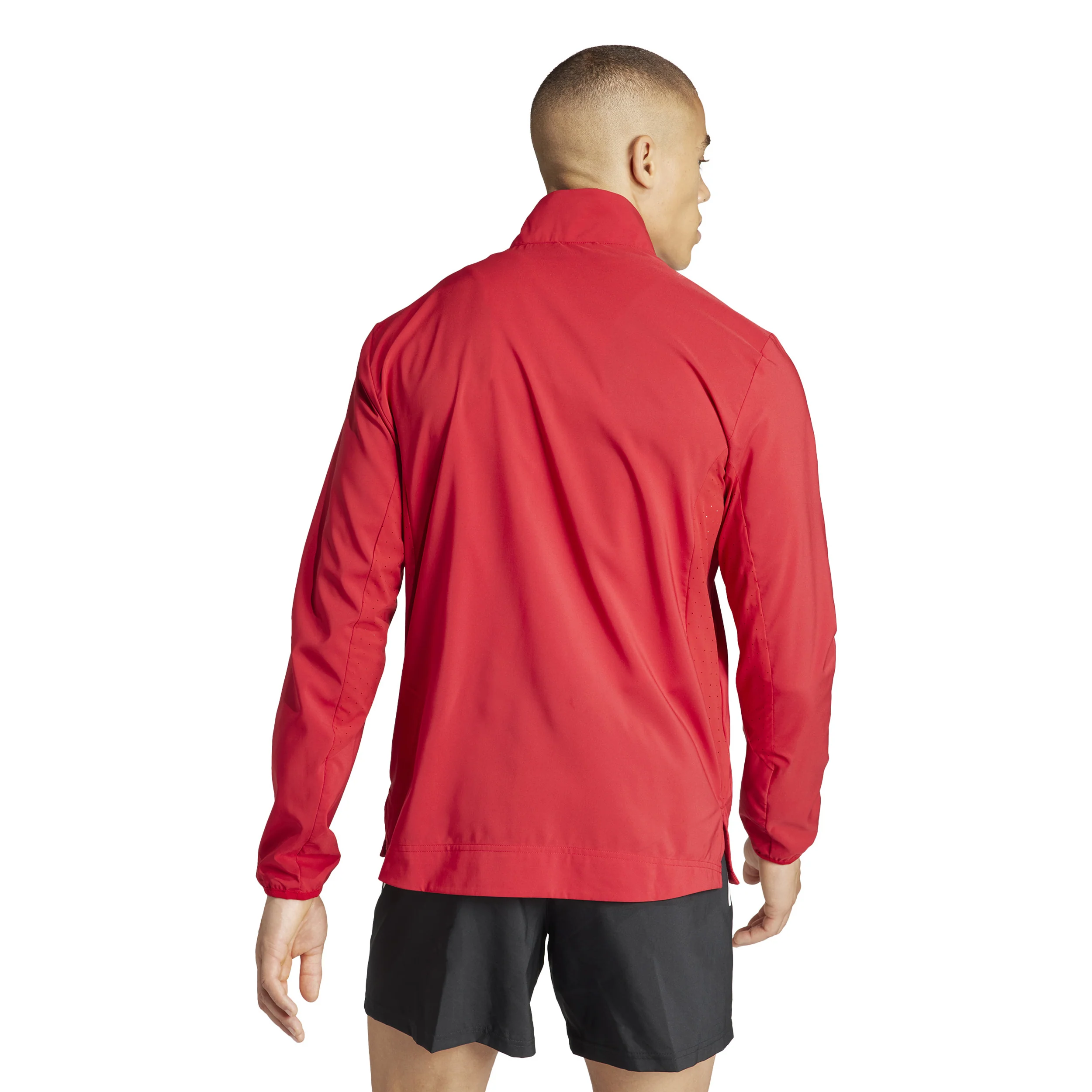 Adizero Essential Laufjacke Herren-Rot - Image 3