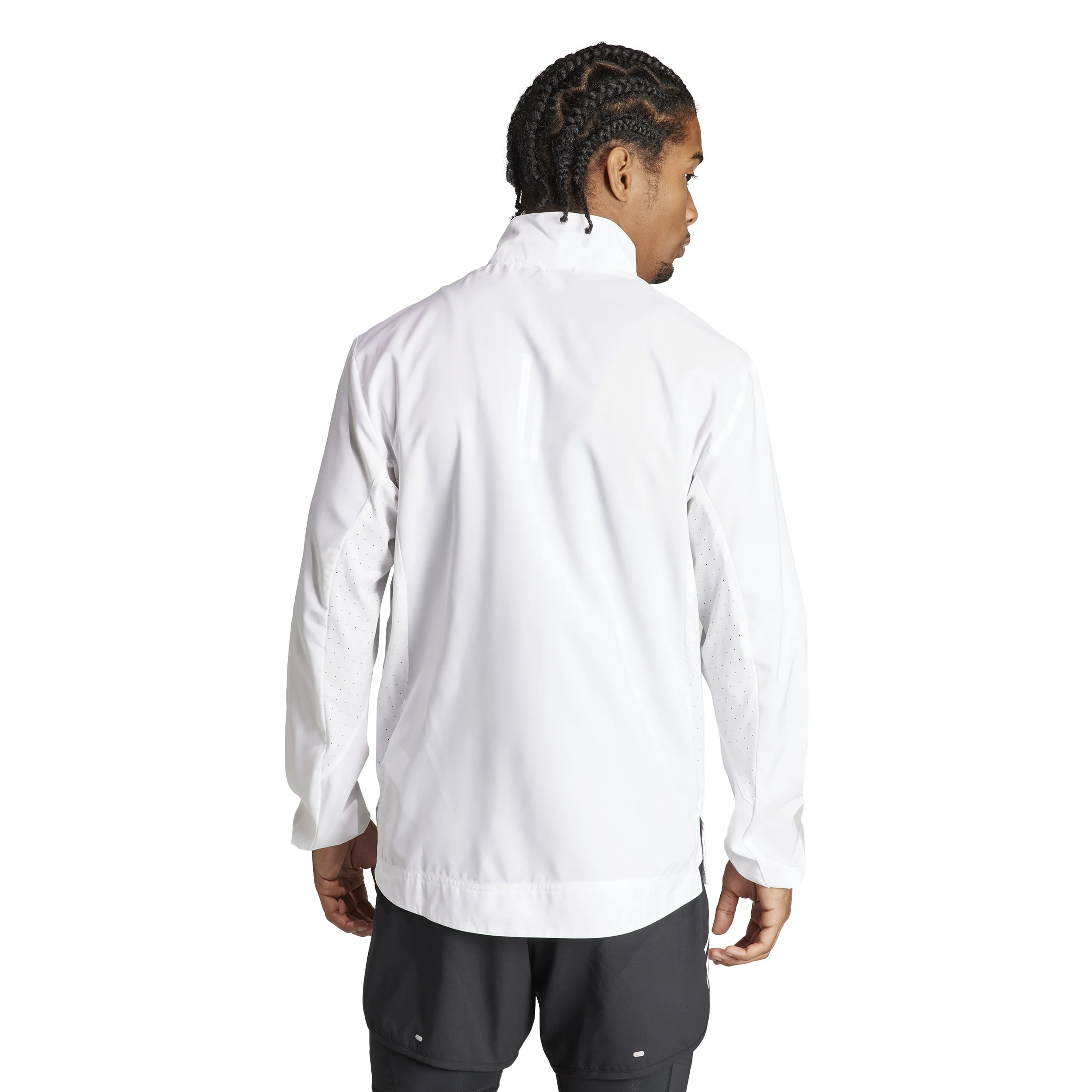 Adizero Essential Laufjacke Herren-Weiß - Image 3