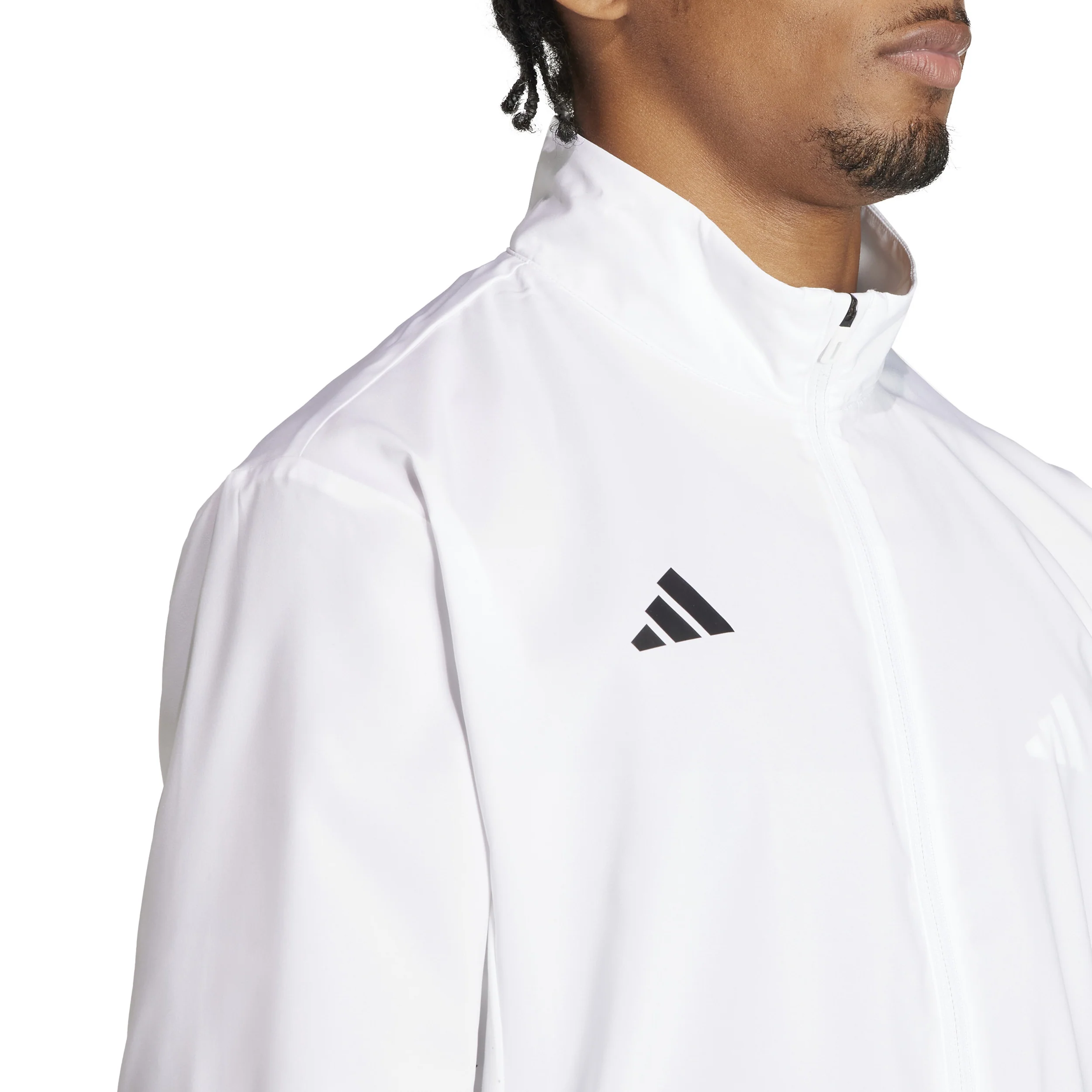Adizero Essential Laufjacke Herren-Weiß - Image 6