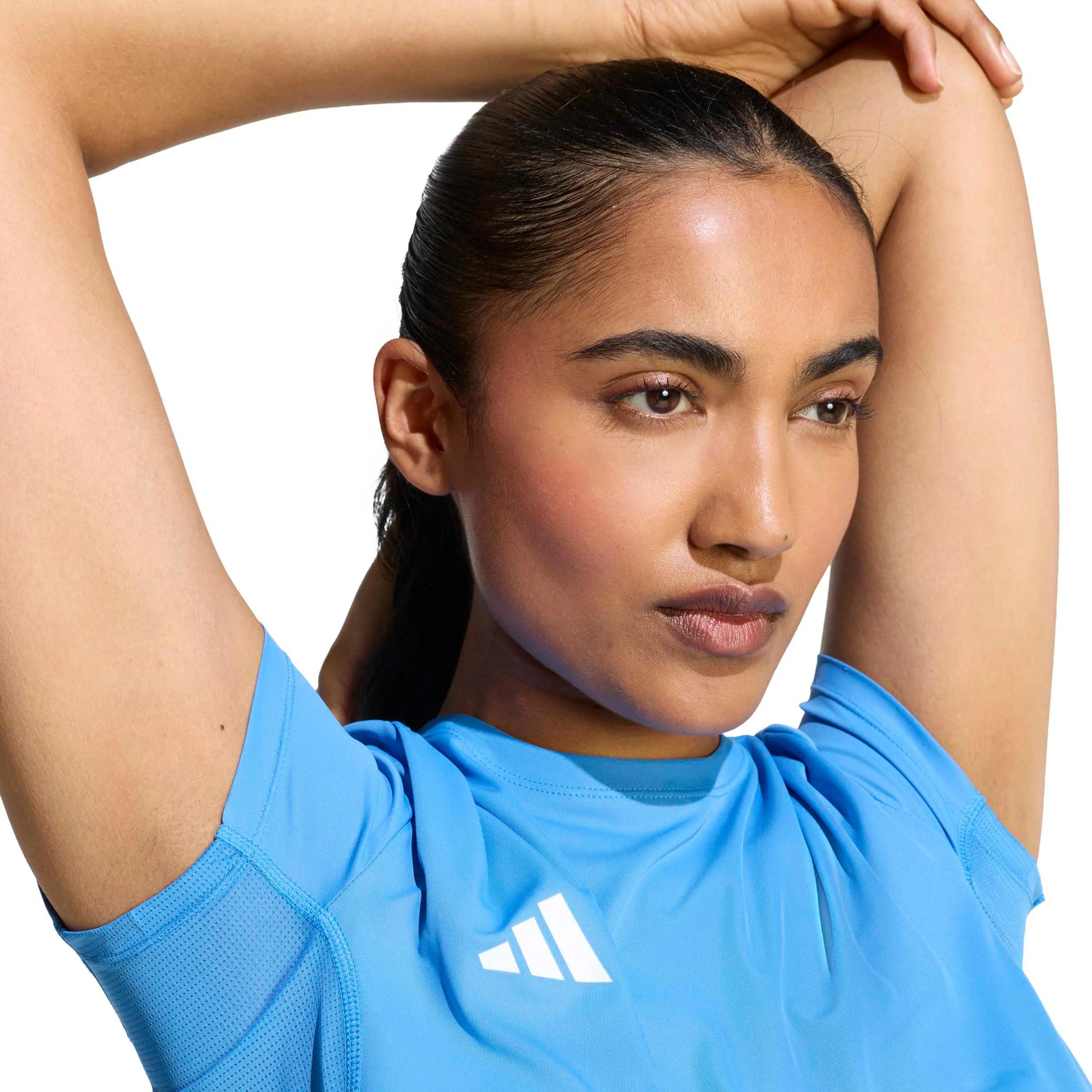 adizero Essential  Laufshirt Damen-blau - Image 5