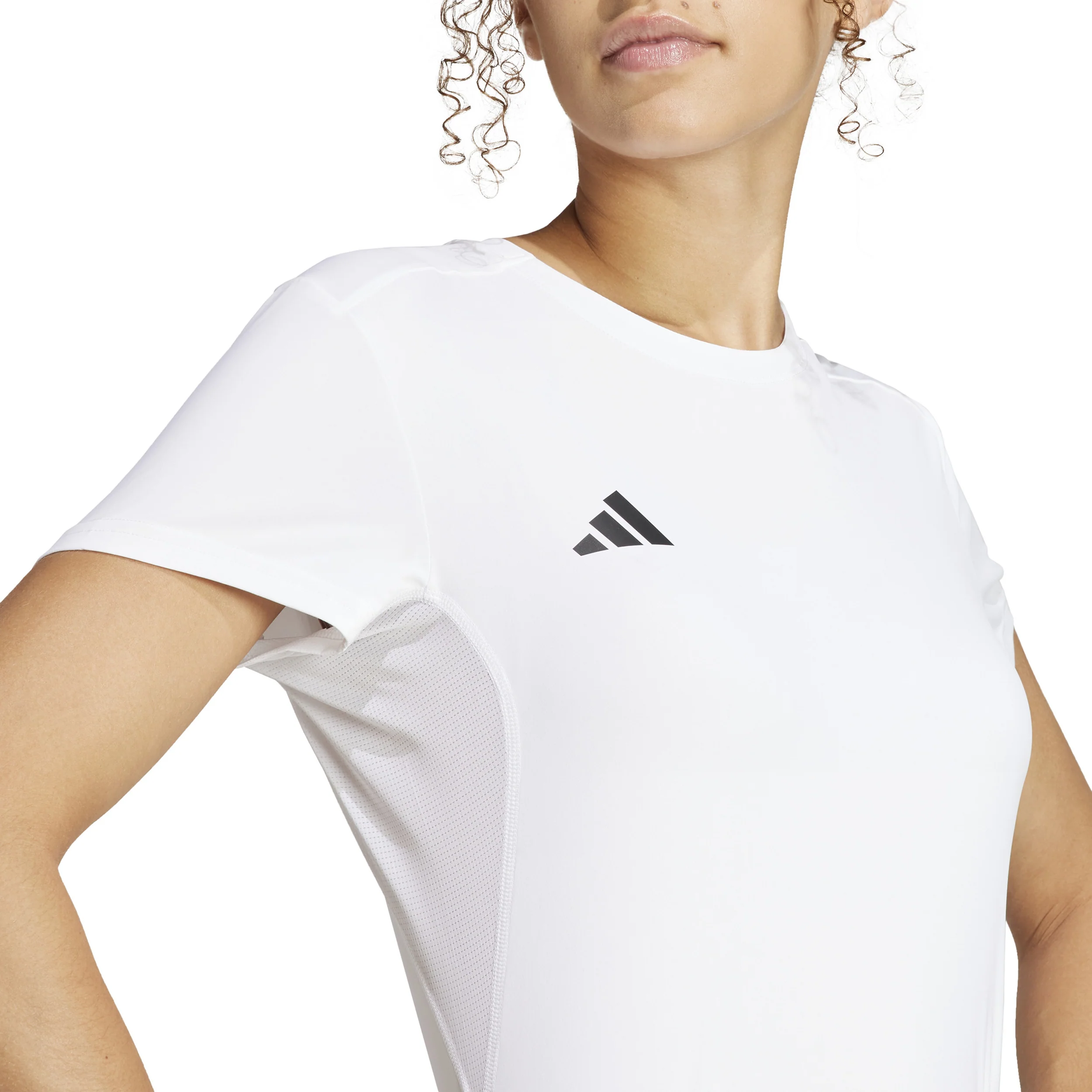 Adizero Essential Laufshirt Damen-Weiß - Image 6