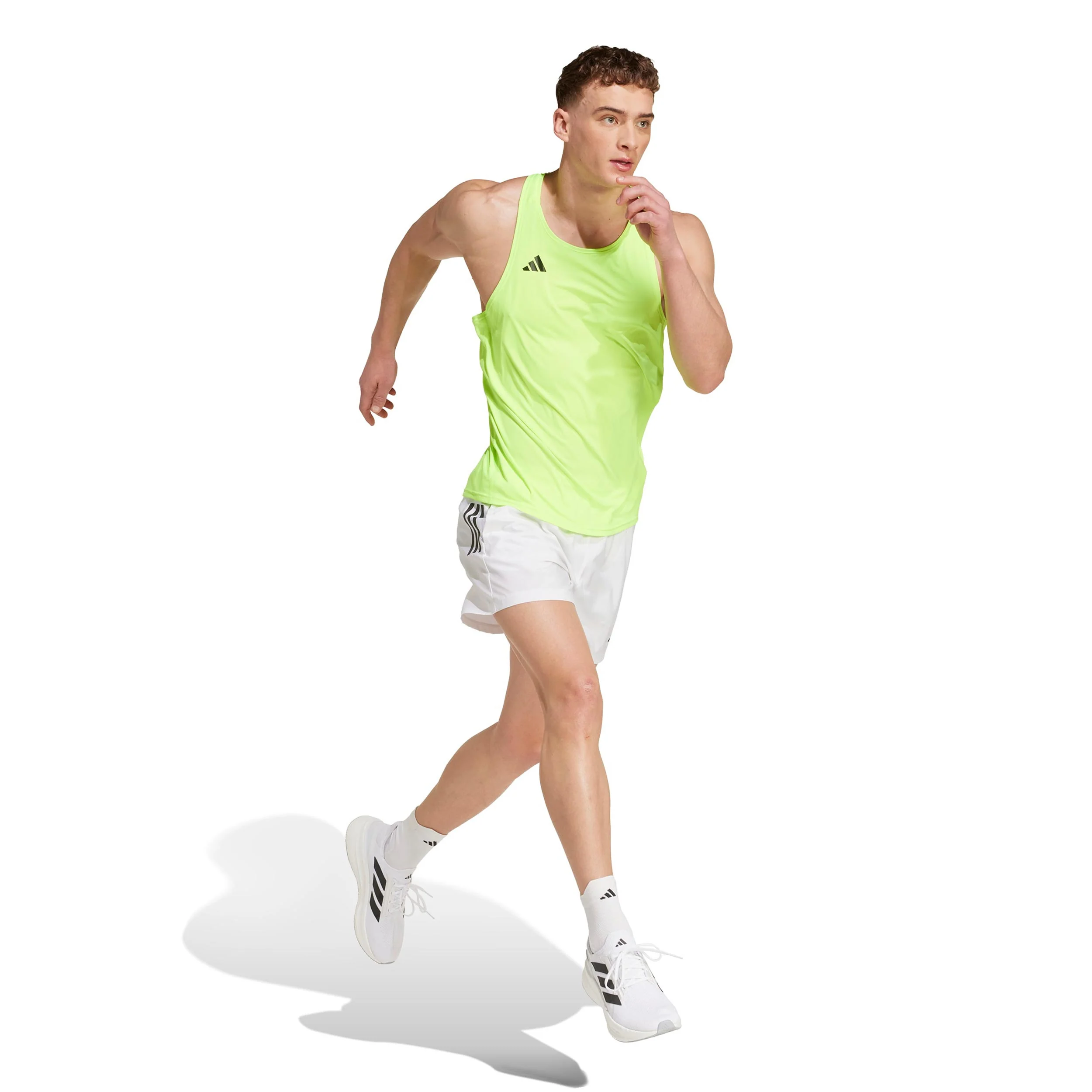 adizero Essential Laufshirt Herren-neongelb - Image 4